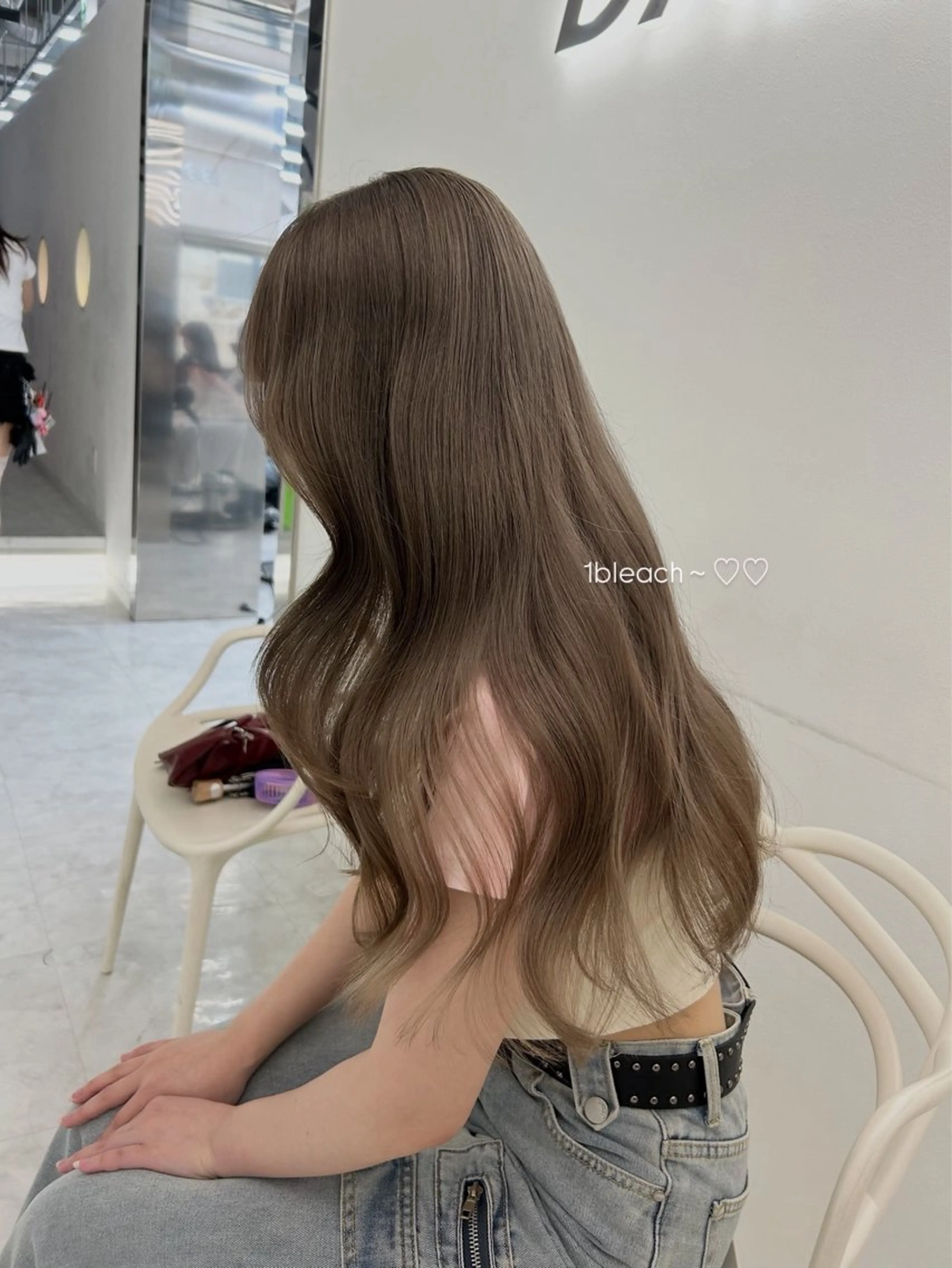 カラー ヘアカラー トリートメント 透明感ベージュ 🎀Anju/渋谷のヘアスタイル