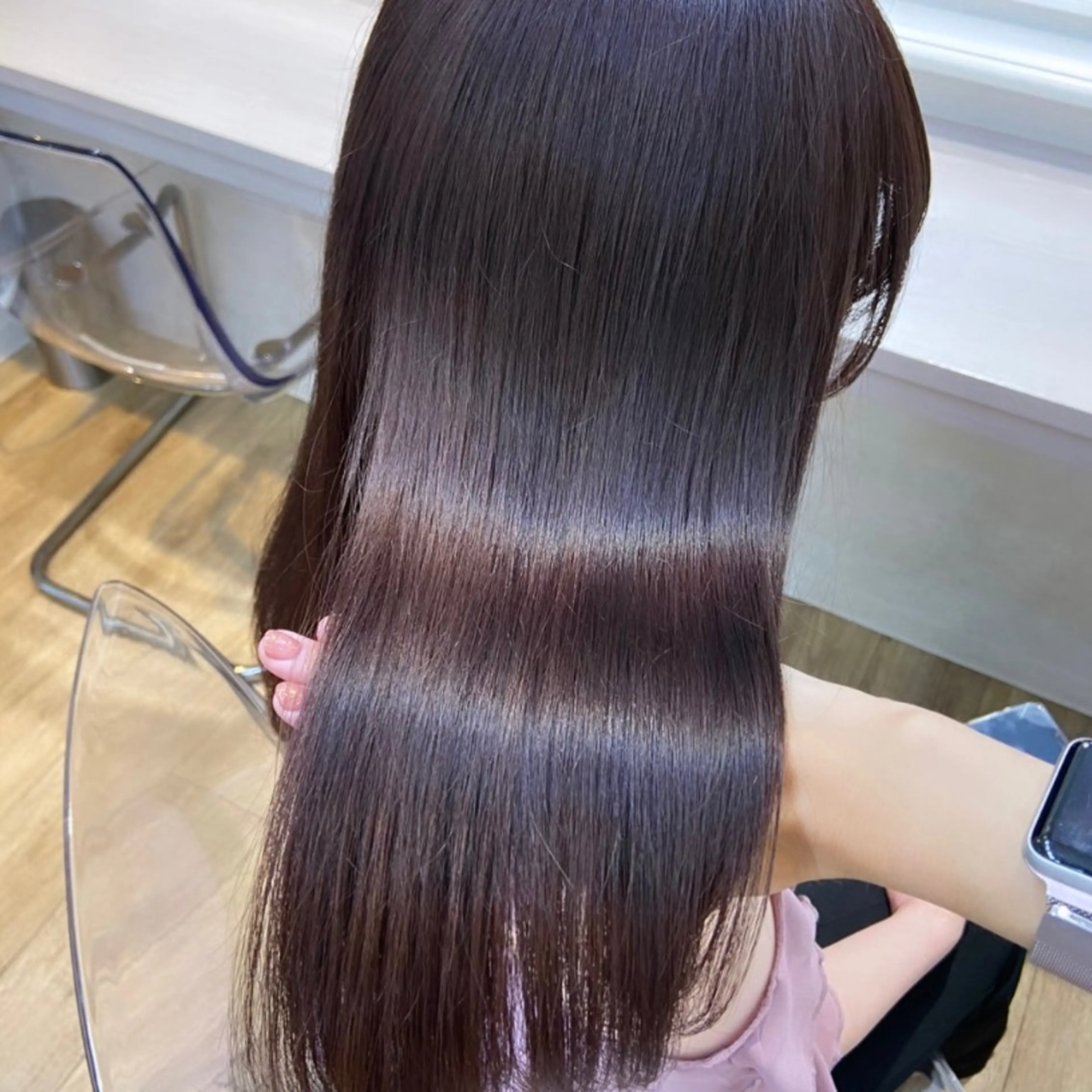 セミロング カラー ベージュカラー ブリーチ ケアブリーチ 透明感カラー ダブルカラー mai 🎀 / ガーリーヘア ♡のヘアスタイル