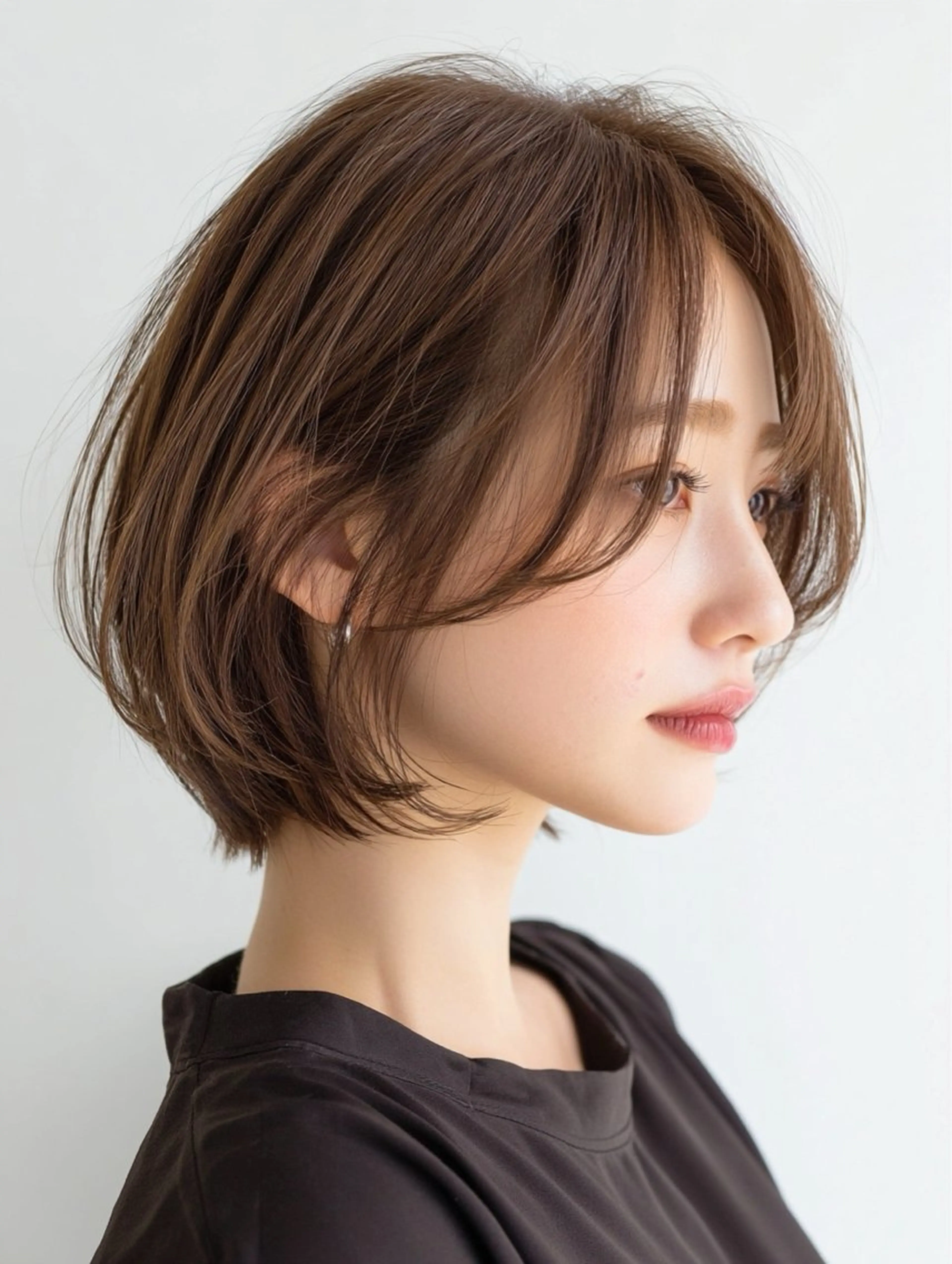 ショート ショートボブ ボブ ショートヘア 松谷 圭のヘアスタイル