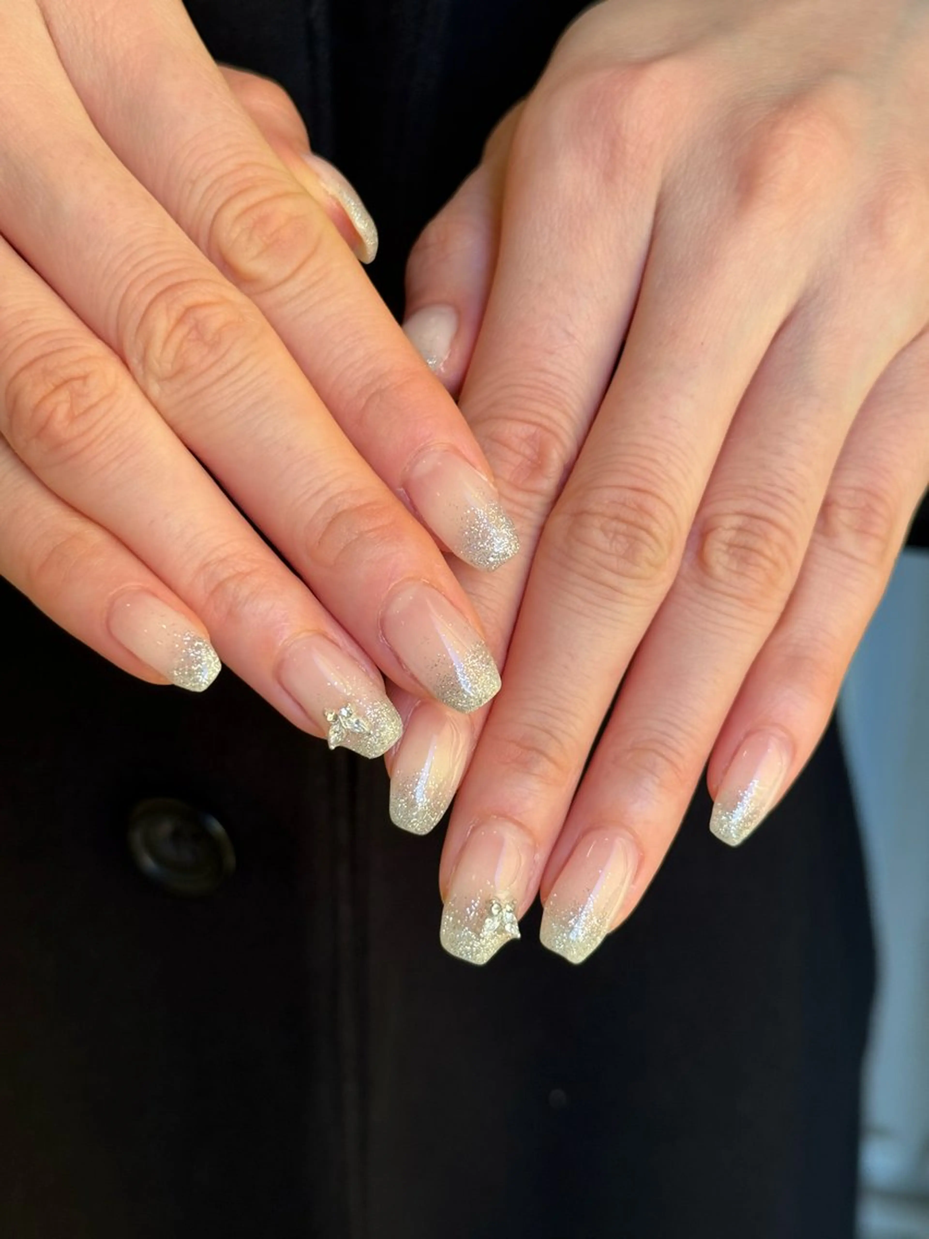 ネイル フラッシュネイル ラメ(グリッター) ラメグラデーション ハンドネイル WOLTOKYO渋谷 yunaのネイルデザイン