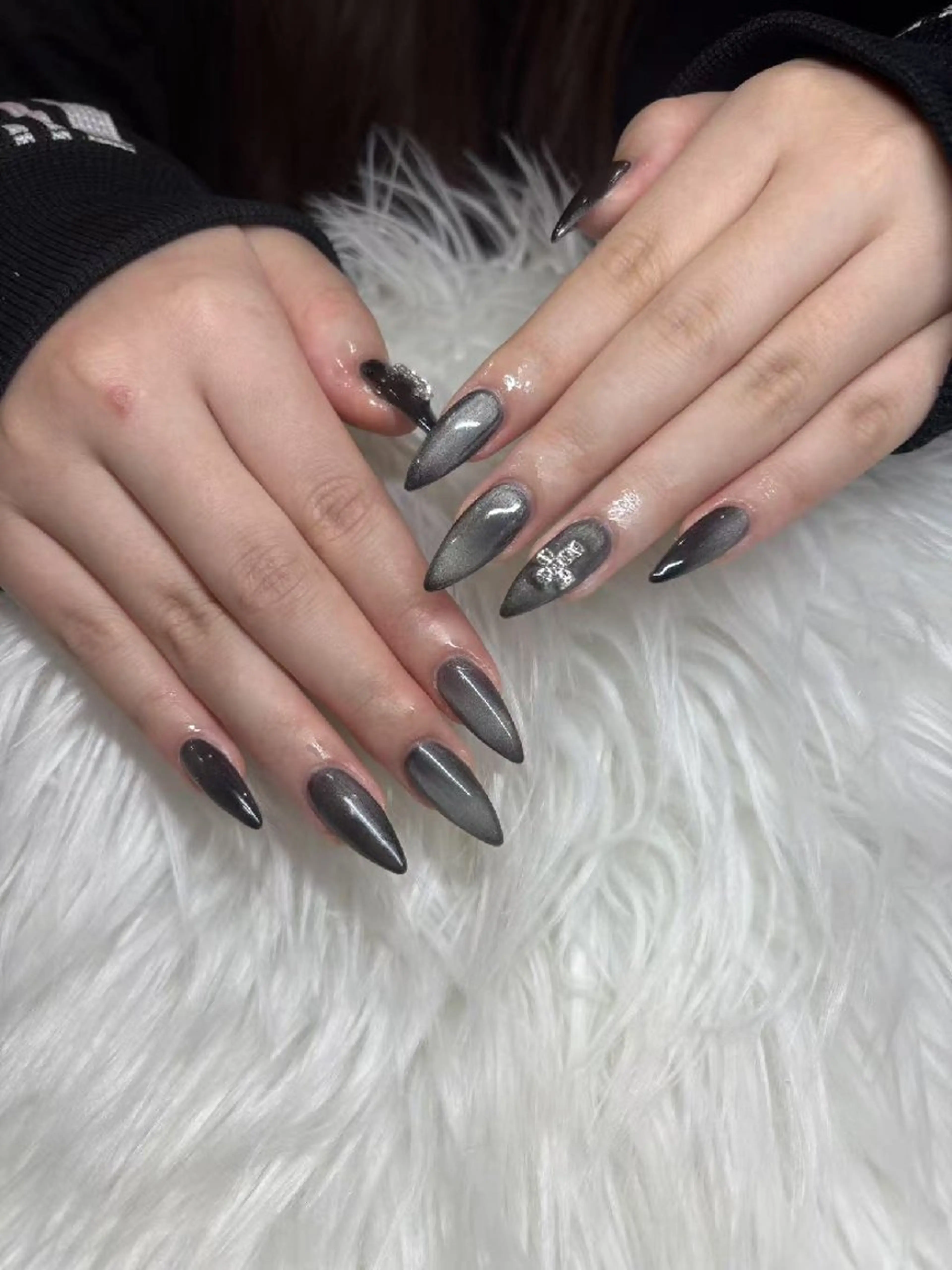 ネイル フットネイル フレンチネイル ジェルネイル ガラスフレンチ 韓国ネイル ハンドネイル ハンドケア The  Nail 新大久保店のその他イメージ