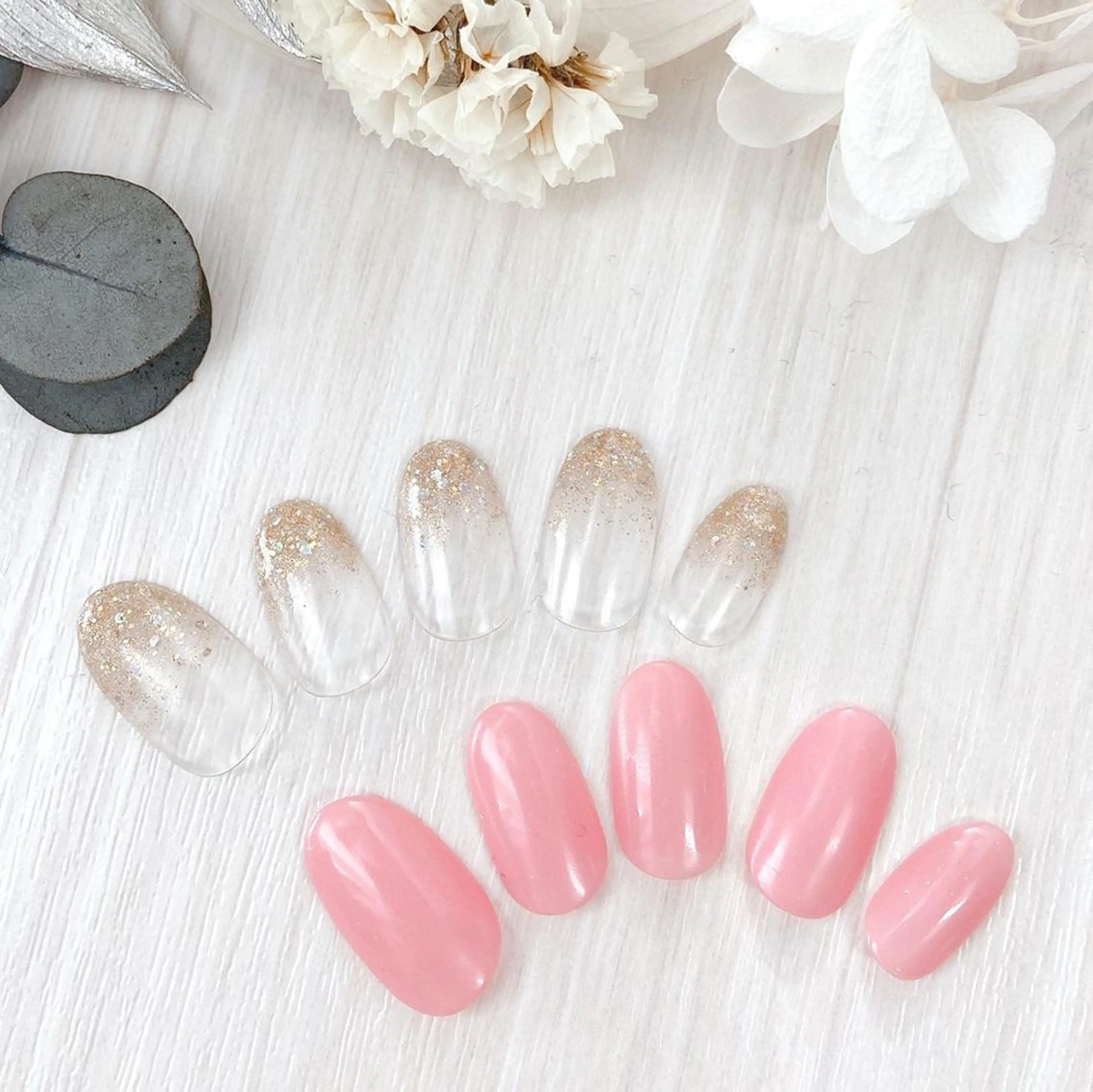 《ミニモ特別価格》オフなし⭐︎初回ジェルオフ無料⭐︎ウォーターケア込　ハンド/ワンカラーorラメグラ☆色限定コース☆の写真