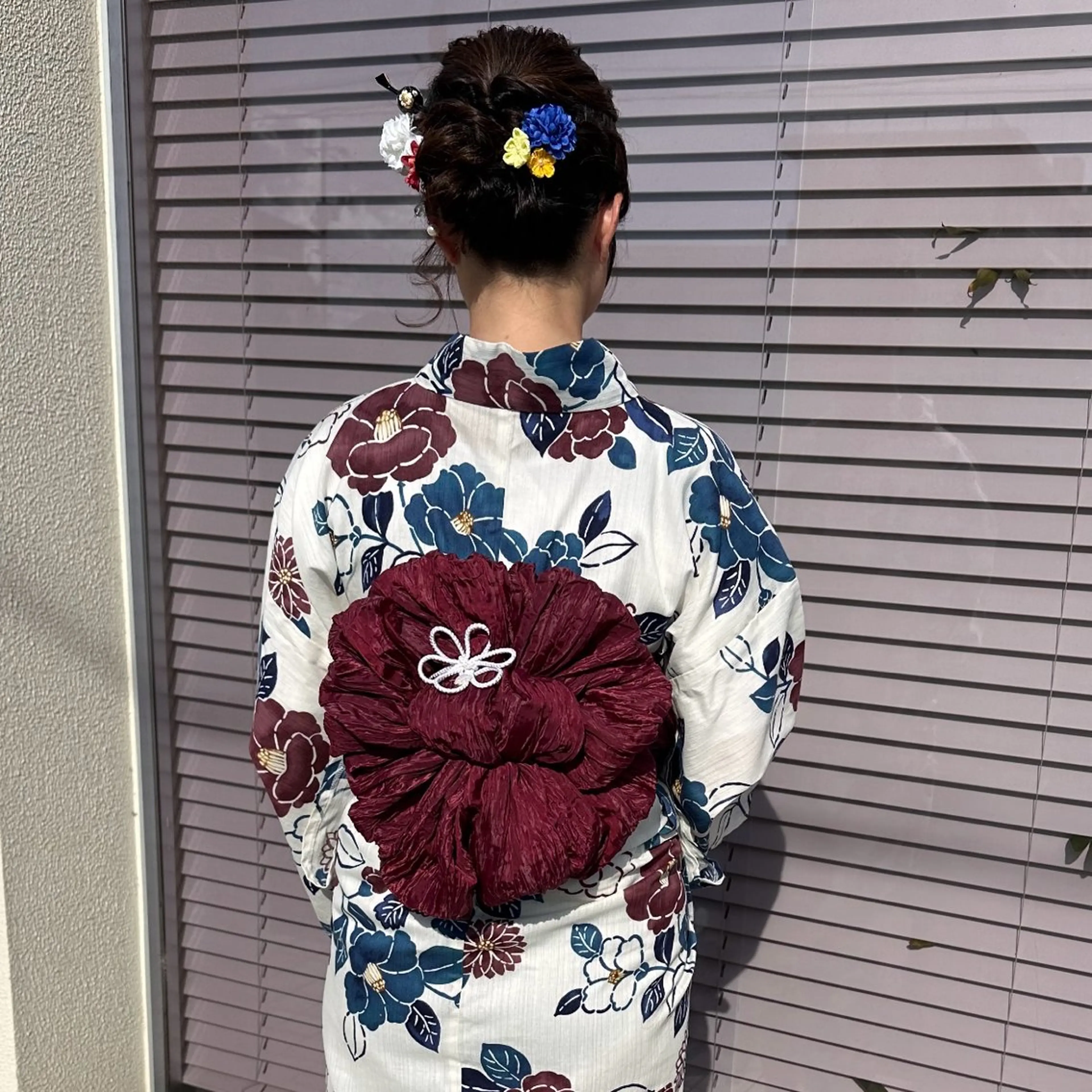 浴衣着付け（ヘアセットは別料金）の写真
