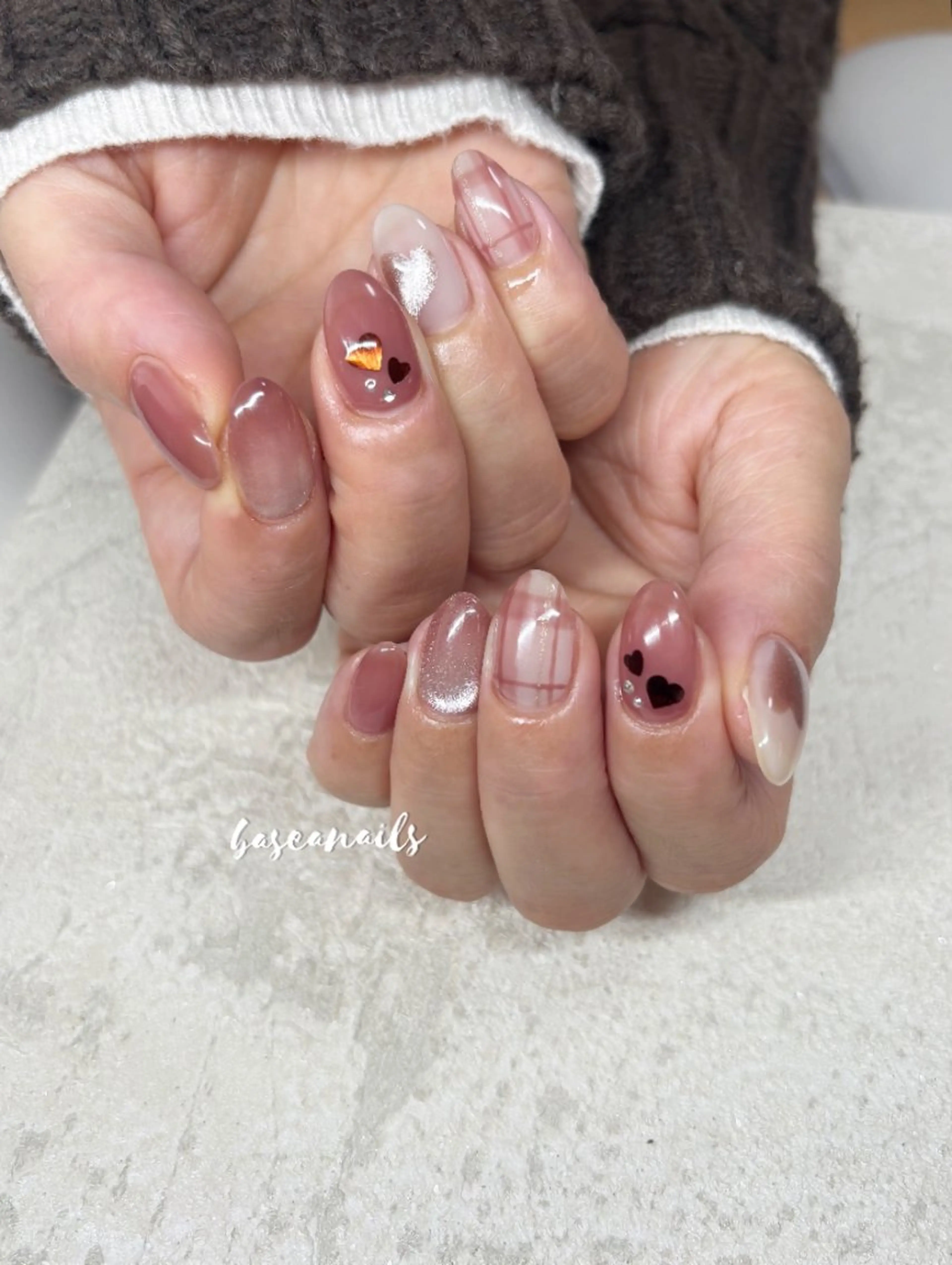 ネイル アートネイル Basea nails所属・枚方 Basea nails Minaのネイルデザイン