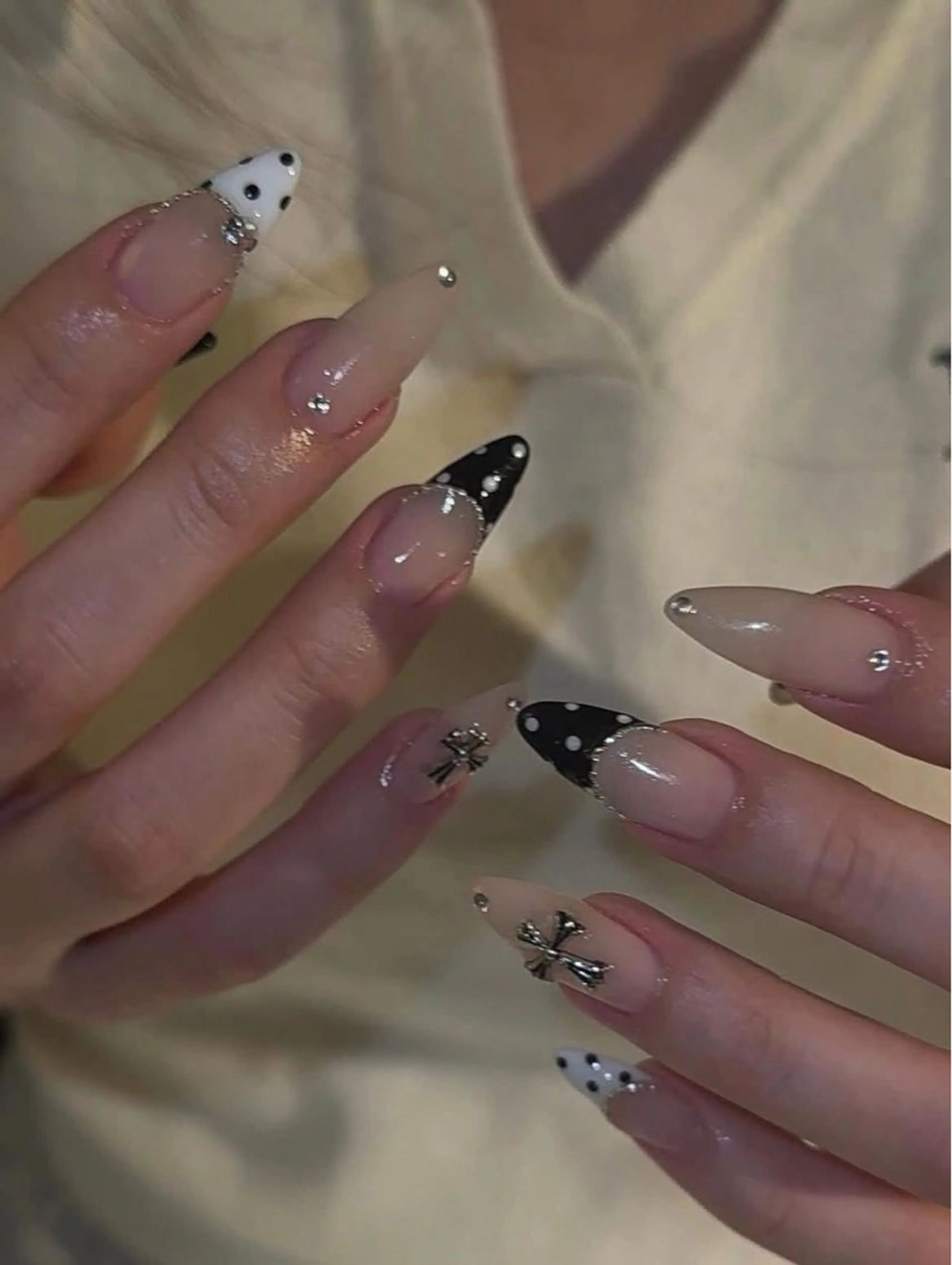 ネイル ジェルネイル ミラーネイル ニュアンスネイル 夏ネイル ネイルチップ Mai nail サロン渋谷のネイルデザイン