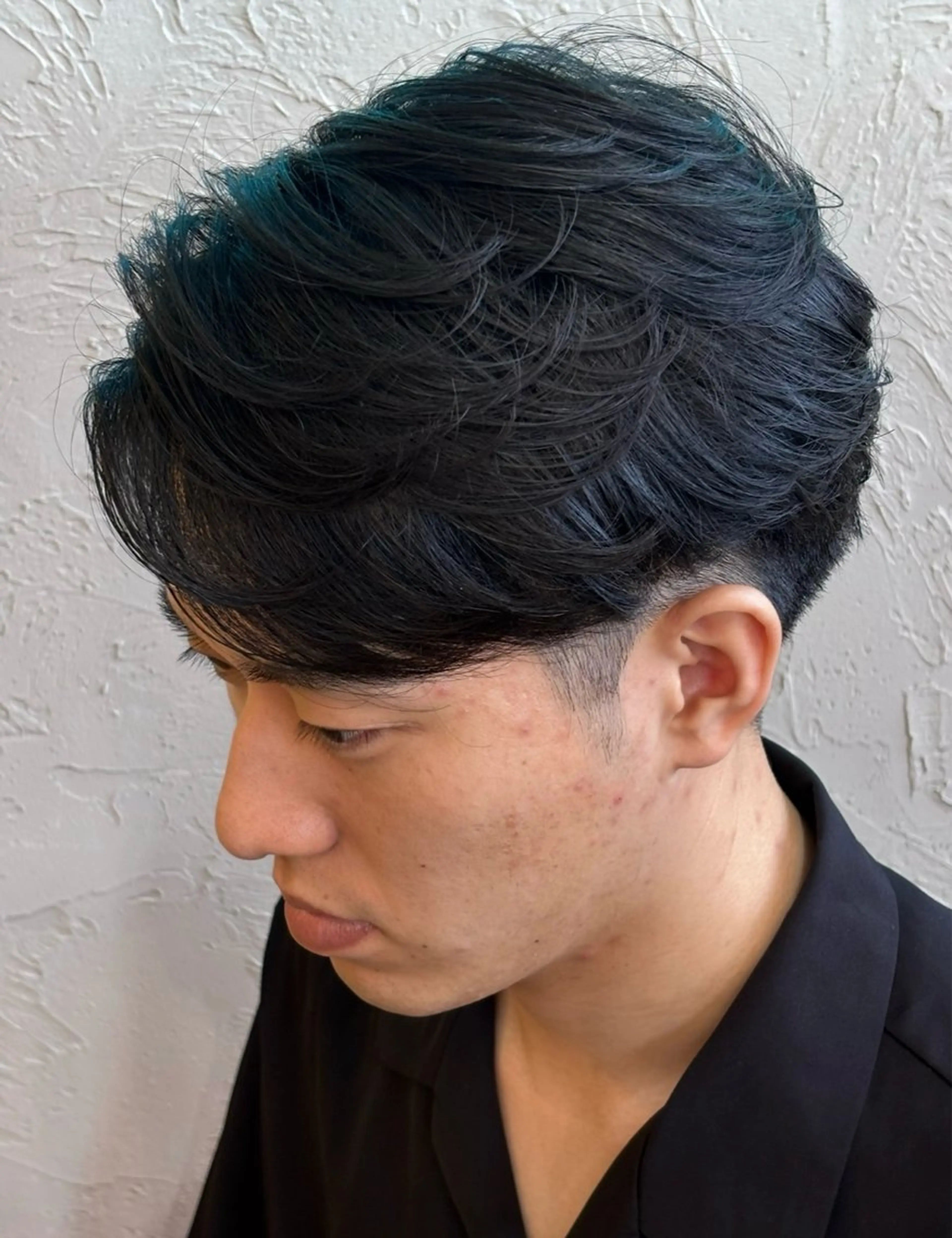 ミディアム パーマ メンズ 縮毛矯正 YUUTO 【メンズ限定】のヘアスタイル