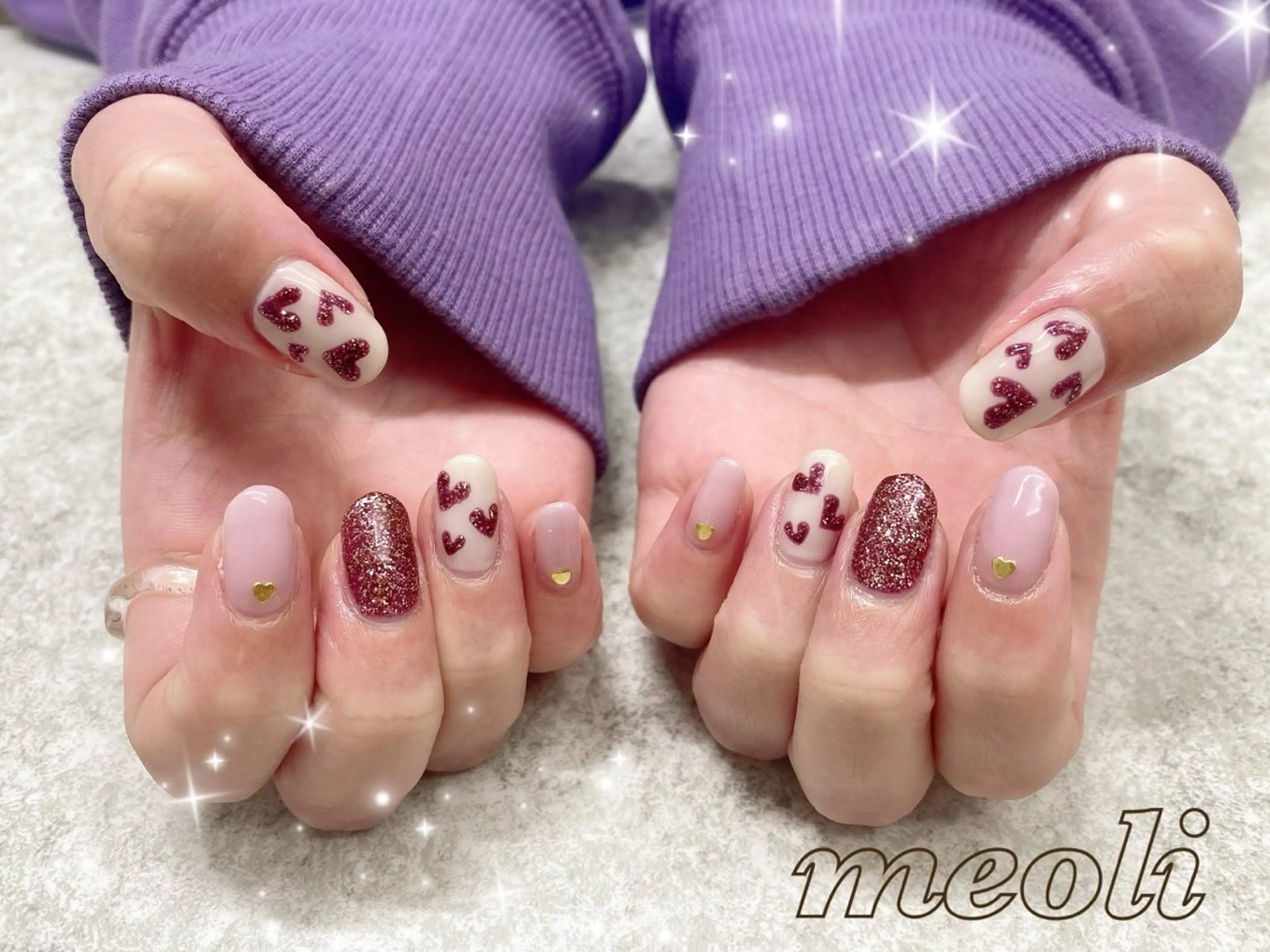 ネイル ハンドネイル nail salon meoli メグのネイルデザイン