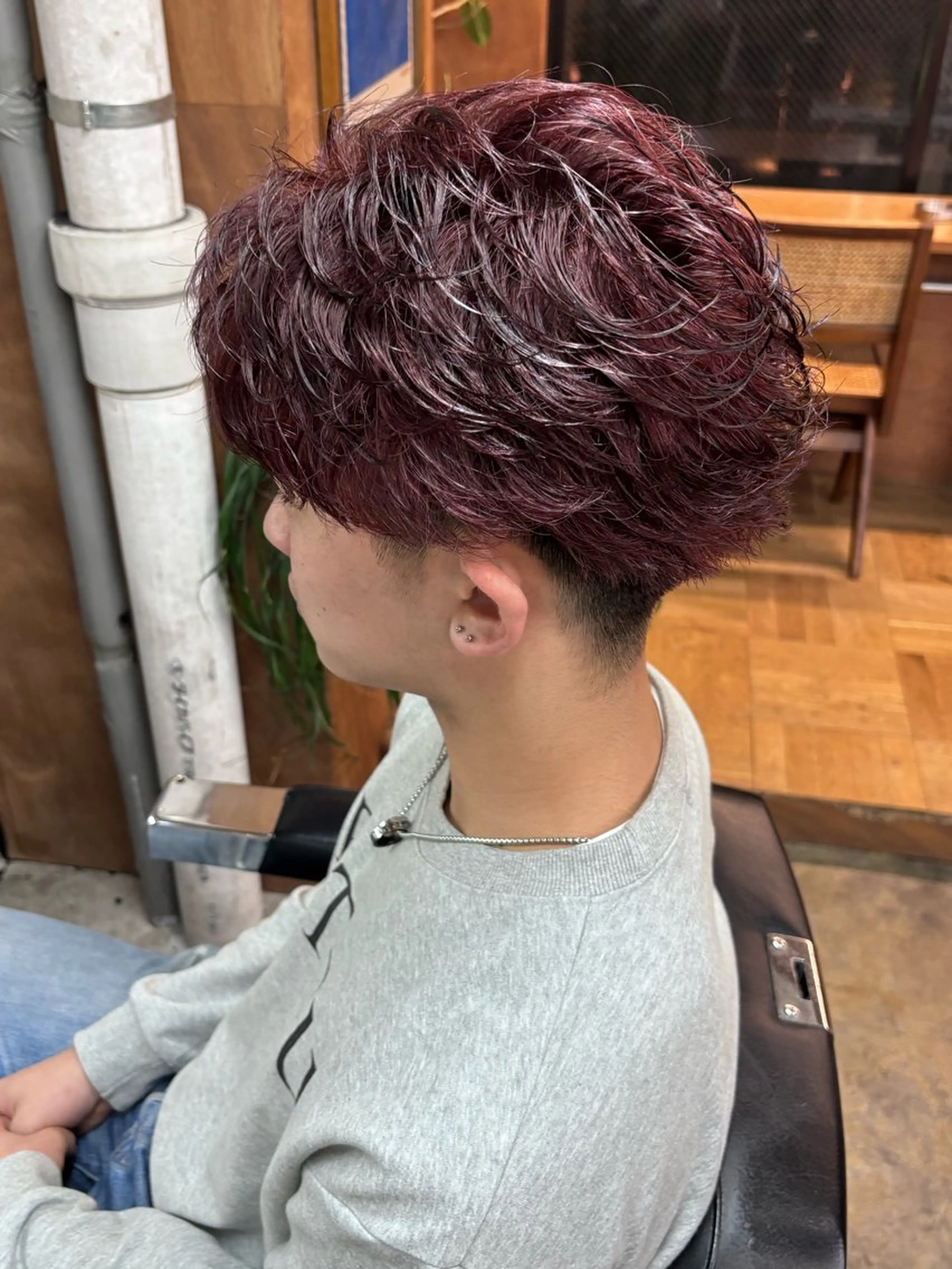 カラー パーマ メンズ カット パーマ トリートメント 土岐 仁/メンズ専門 パーマ特化美容師🌀のヘアスタイル