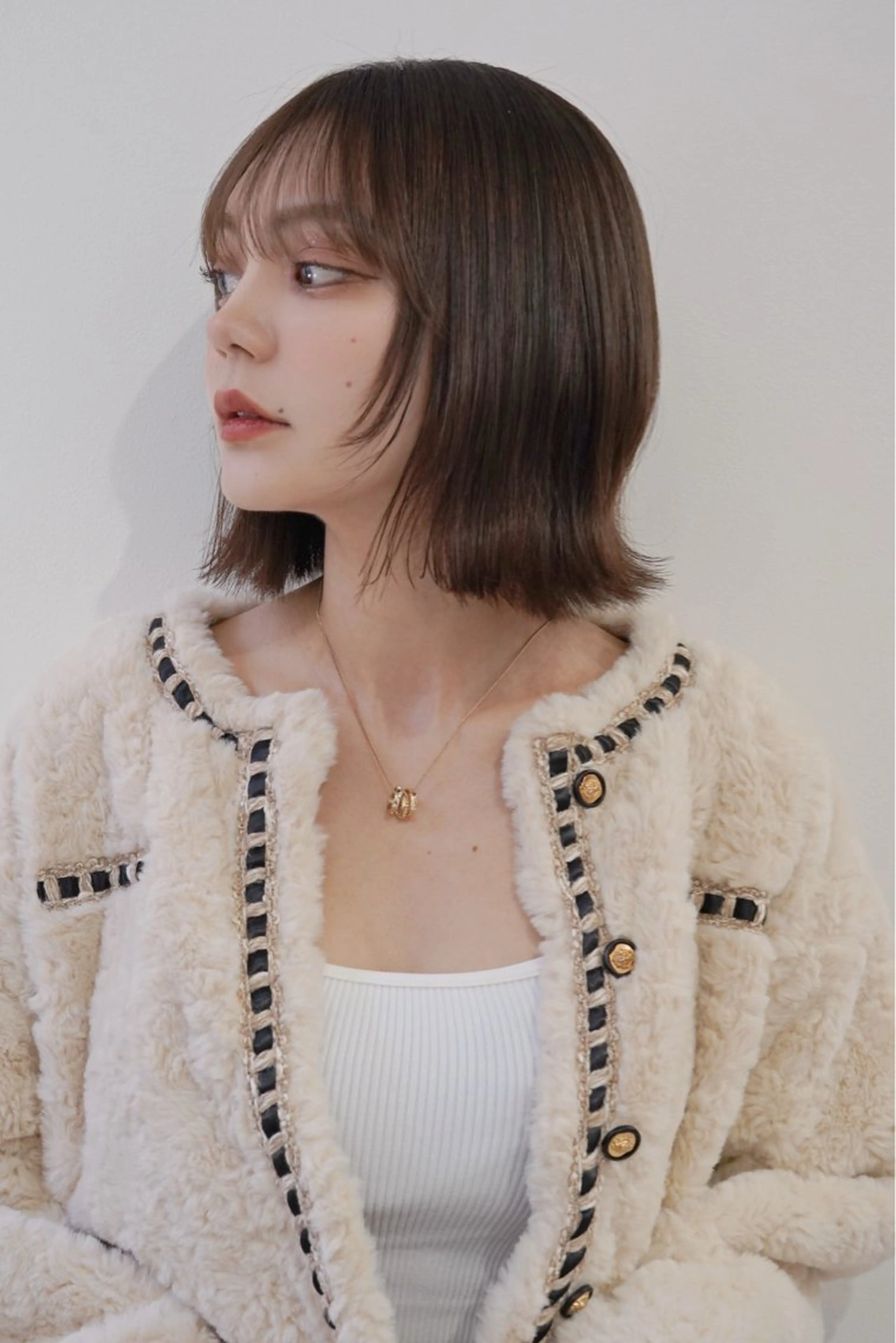 ロング カラー ボブ カット ヘアカラー トリートメント ヘッドスパ fhami 店長 髪質改善　DAITOのヘアスタイル