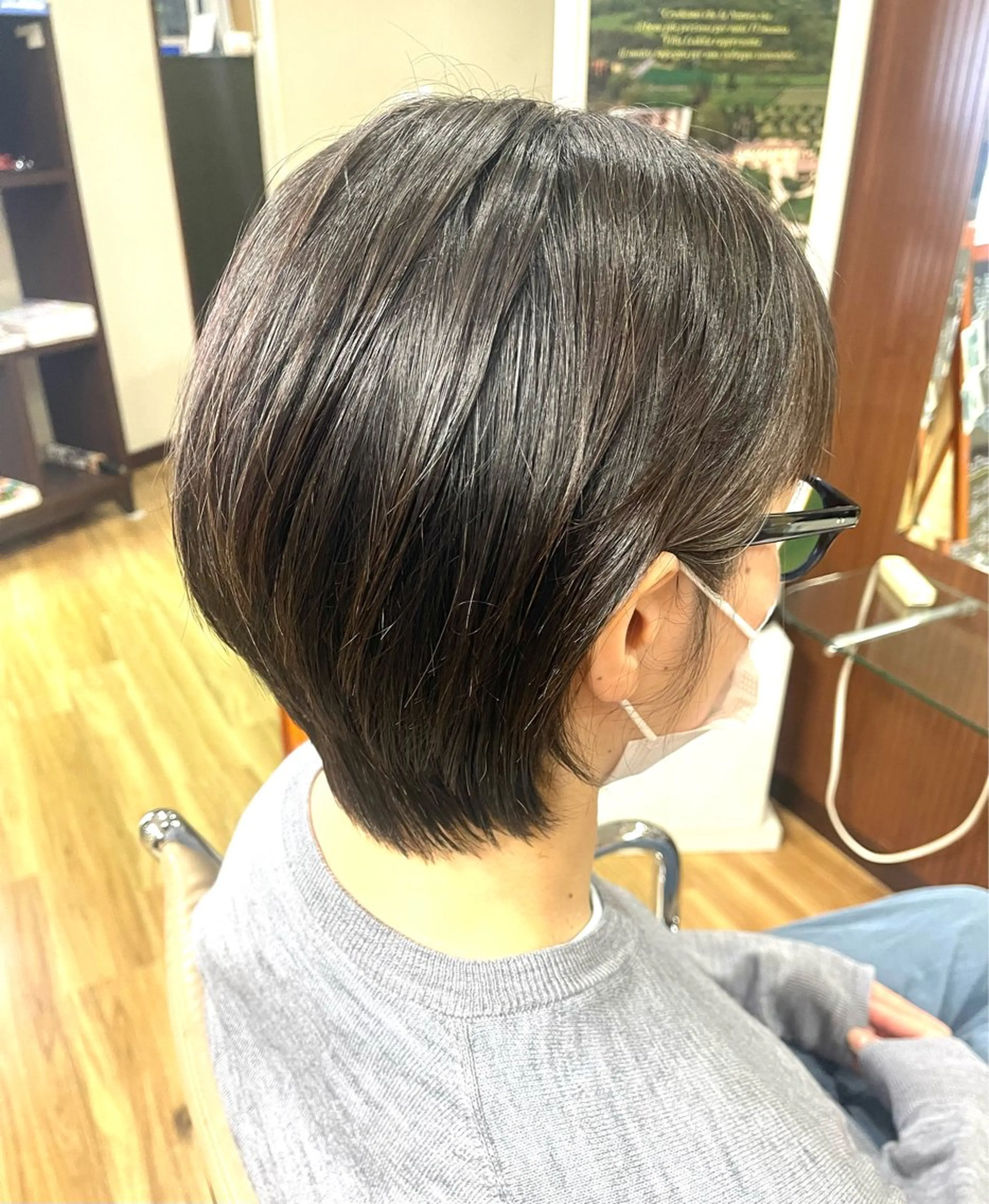 ショート くびれヘア ショートヘア 葛野 七海のヘアスタイル