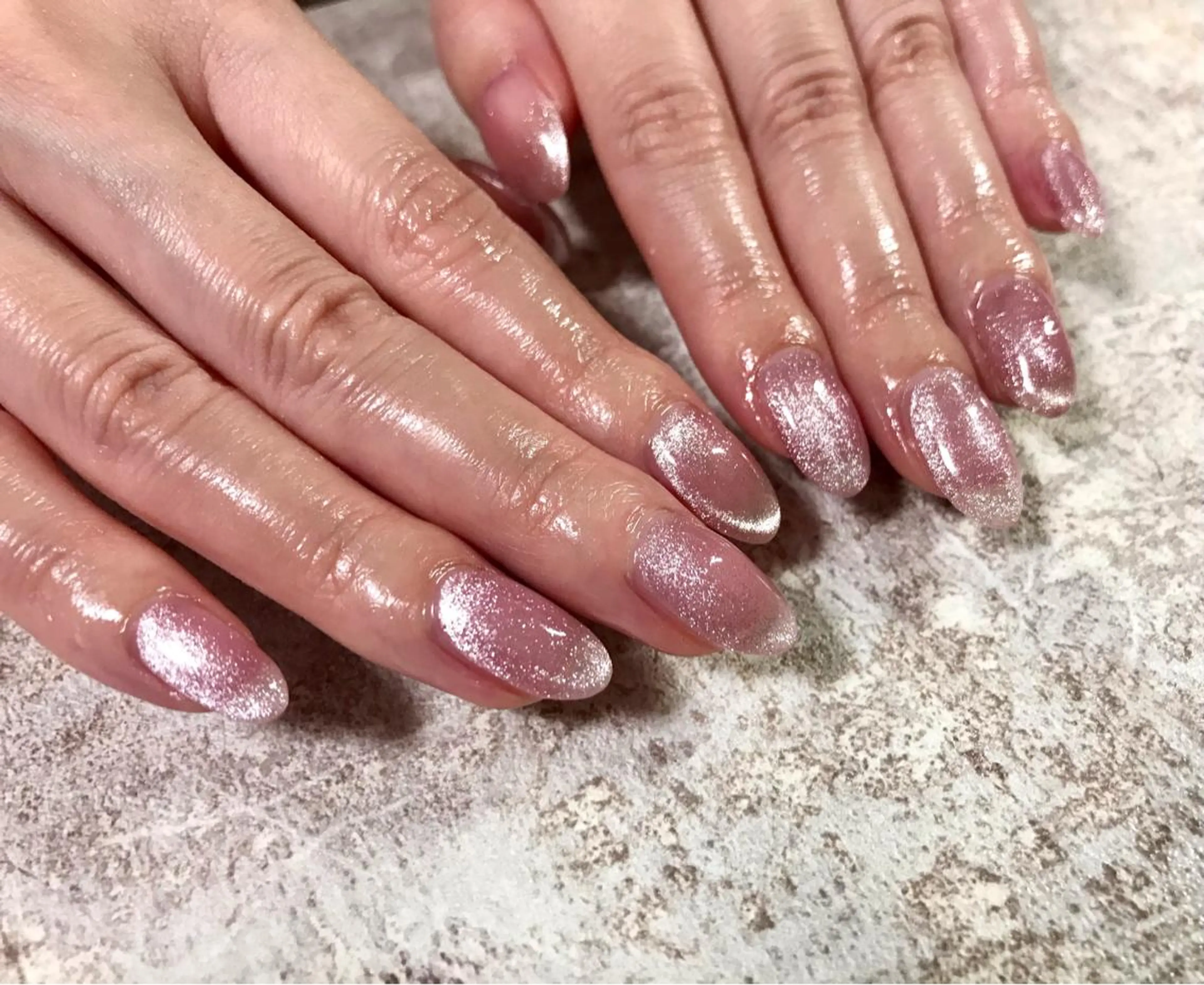 ネイル クリアネイル マグネットネイル ハンドネイル mogunail &blowのネイルデザイン