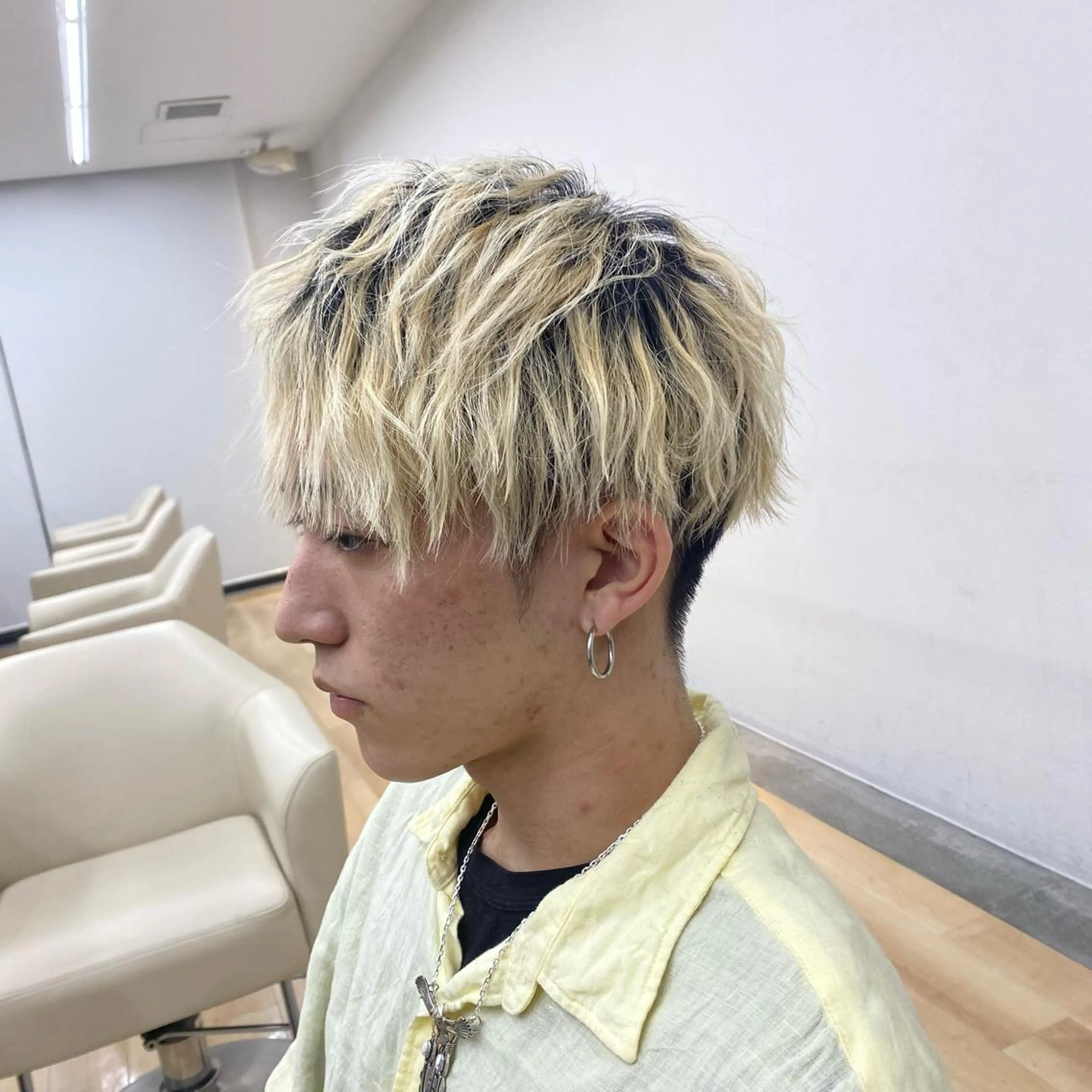 メンズ メンズパーマ 波巻きパーマ 今井 美桜のヘアスタイル
