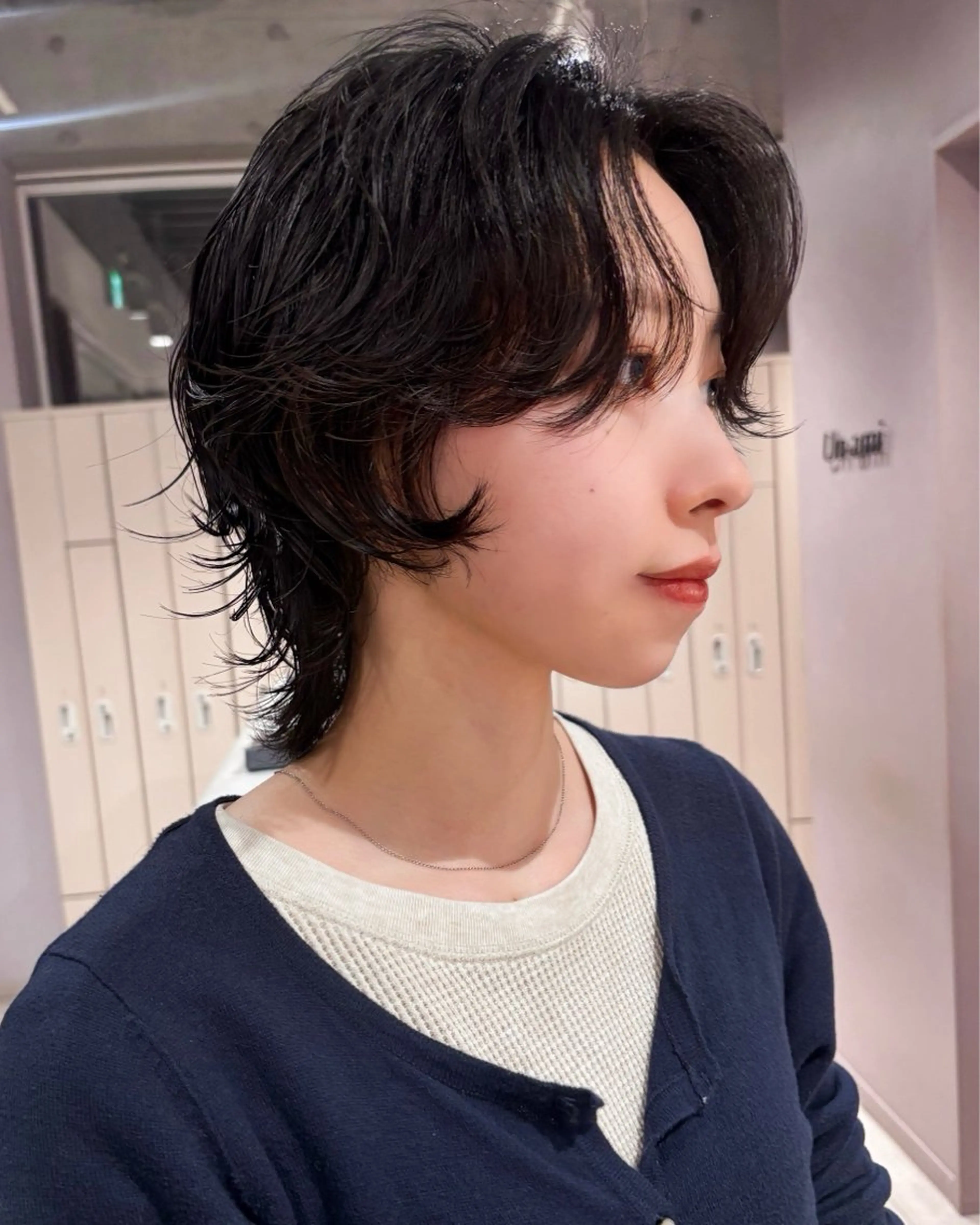 ショート パーマ カット パーマ 渡邊 百咲のヘアスタイル