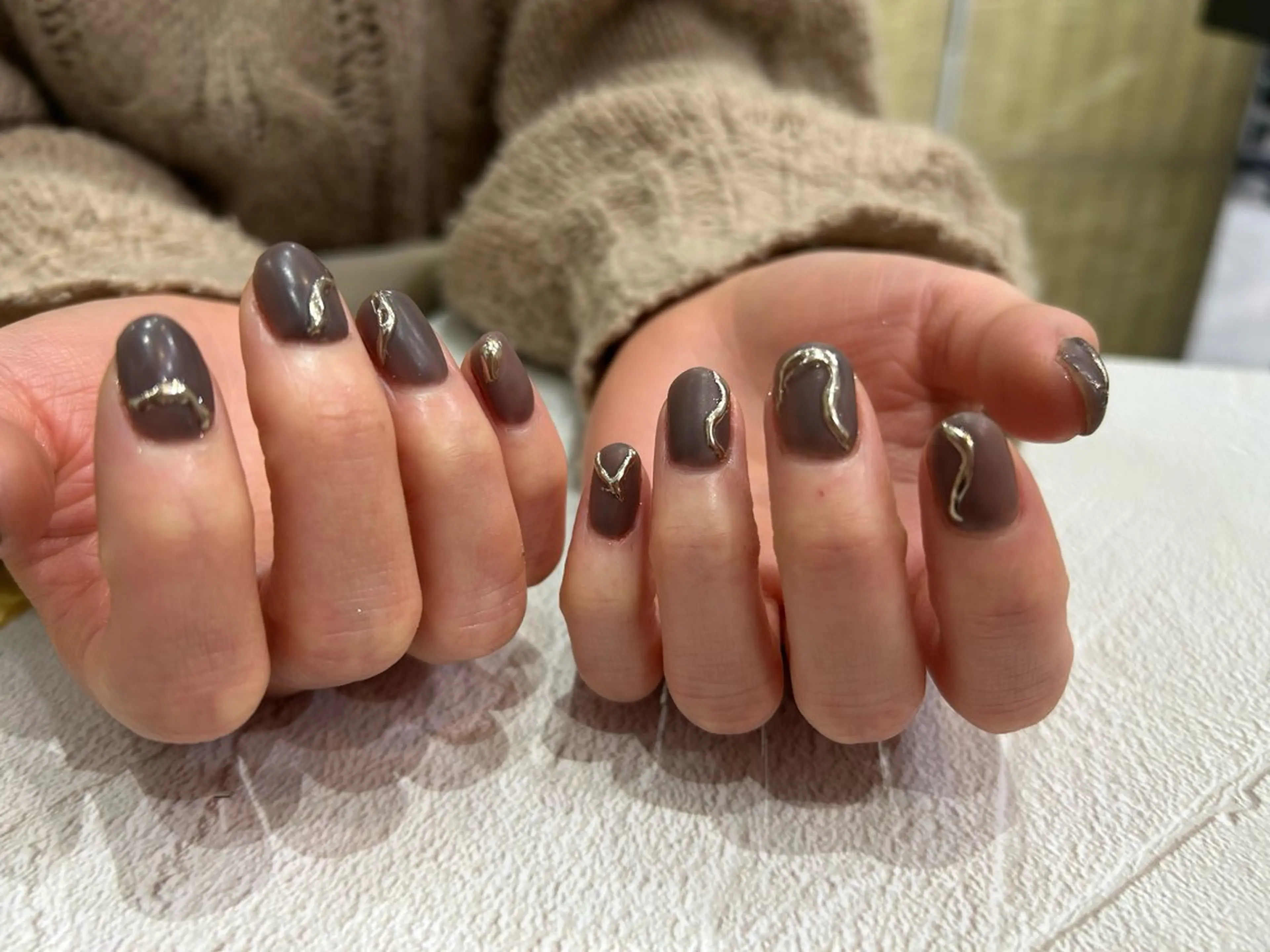 ネイル 阿部 まきほのヘアスタイル