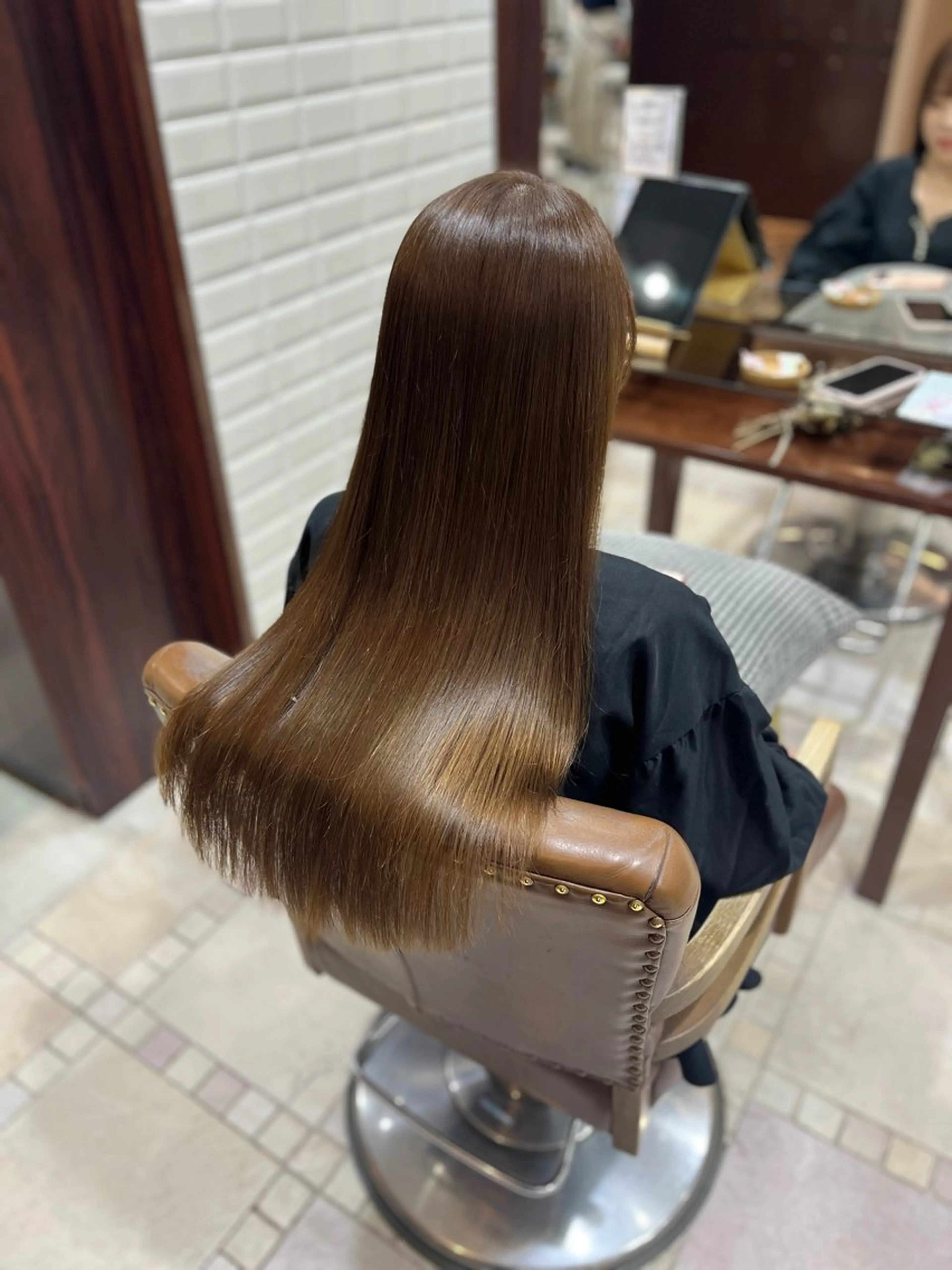 ロング カラー カット ヘアカラー トリートメント 透明感カラー／ 艶感カラー／RAMUのヘアスタイル