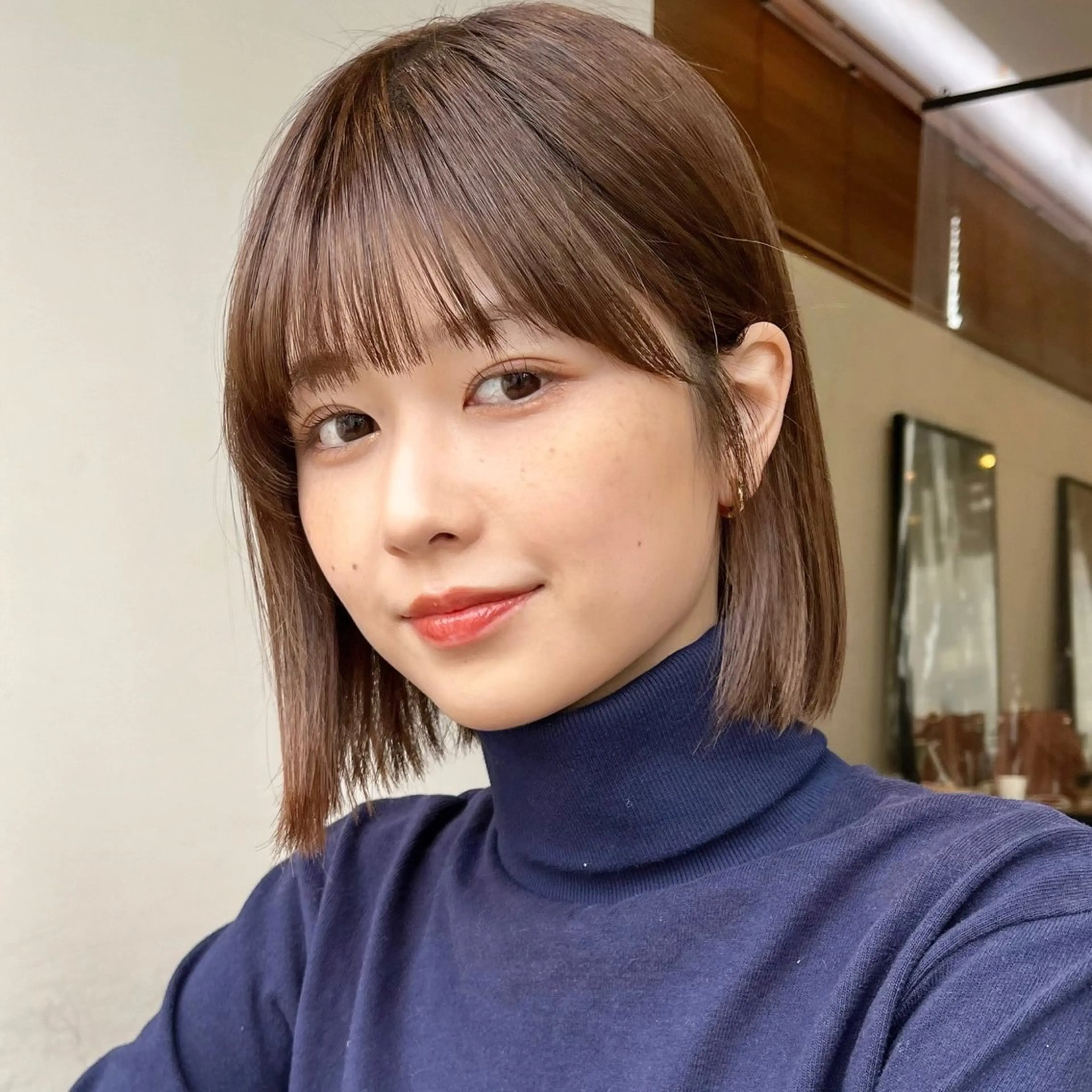 前髪カット＋カラー＋最新美容機器ハイドレイド🌟の写真