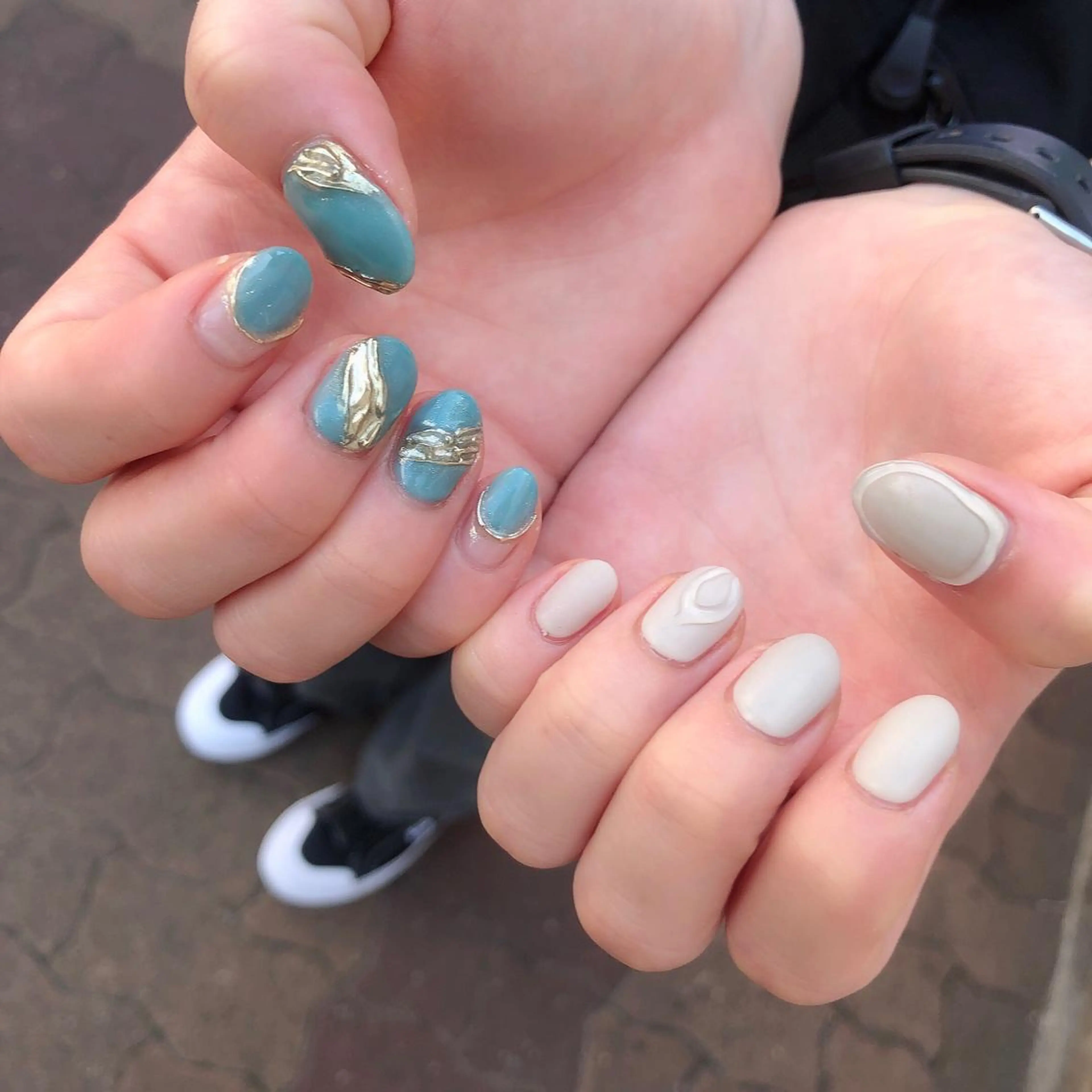 ロング カラー ヘアアレンジ キッズ ネイル マツエク・マツパ 福田 加奈のネイルデザイン