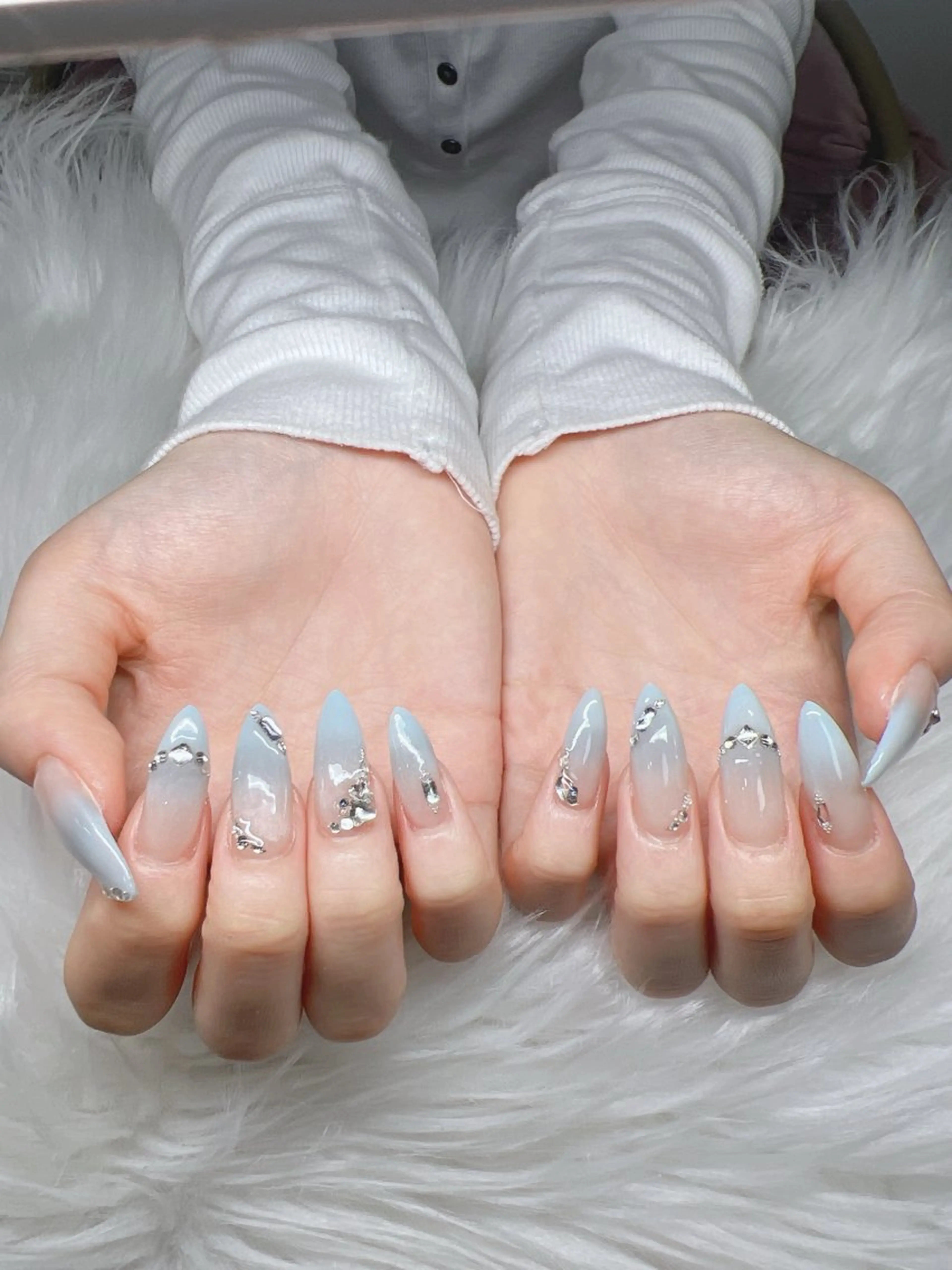 ネイル ハンドネイル Lee Nails チップ長さだし専門店のネイルデザイン