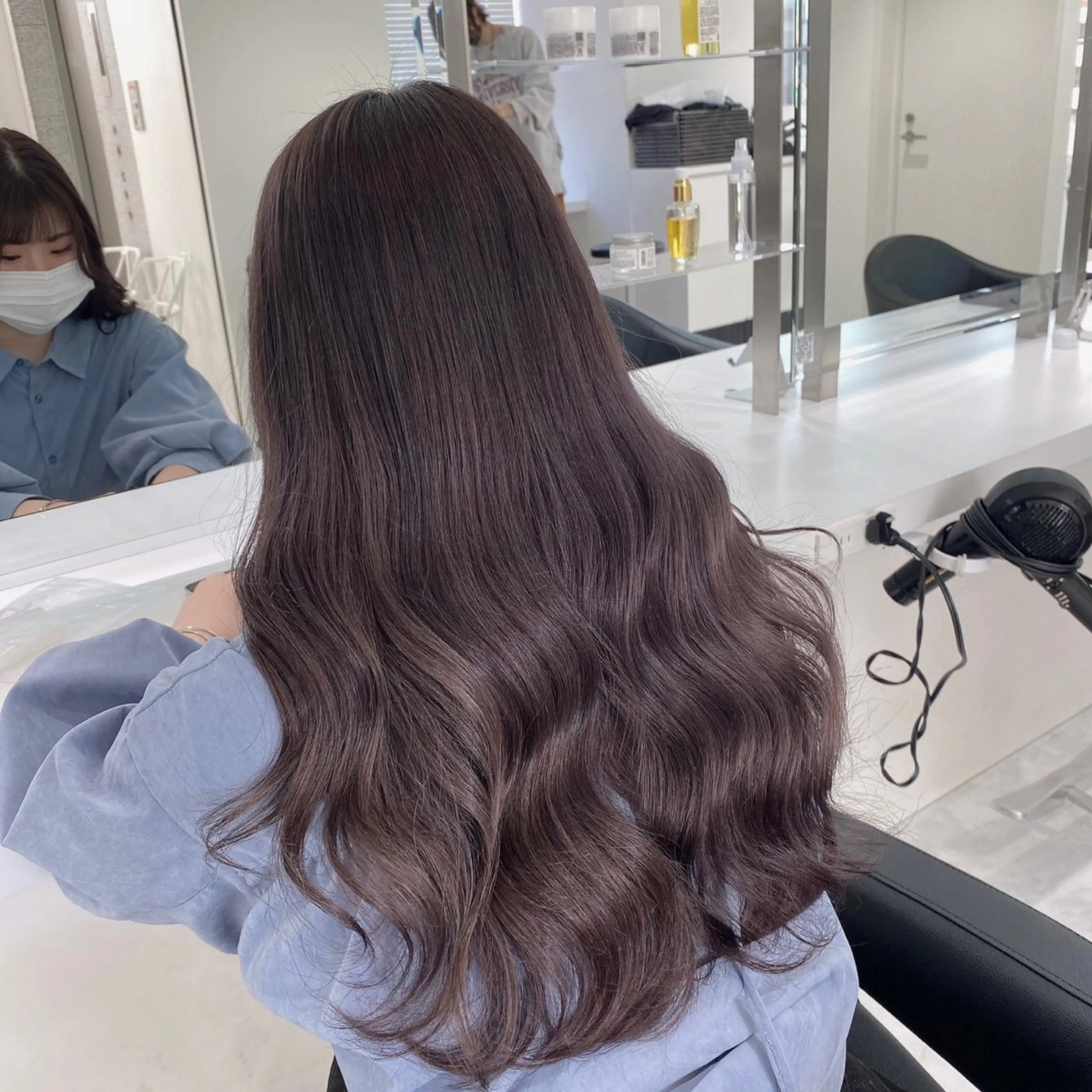 ロング カラー ヘアアレンジ ヘアカラー ヘッドスパ ヘアセット 🪞official FRUITS渋谷🩰のヘアスタイル