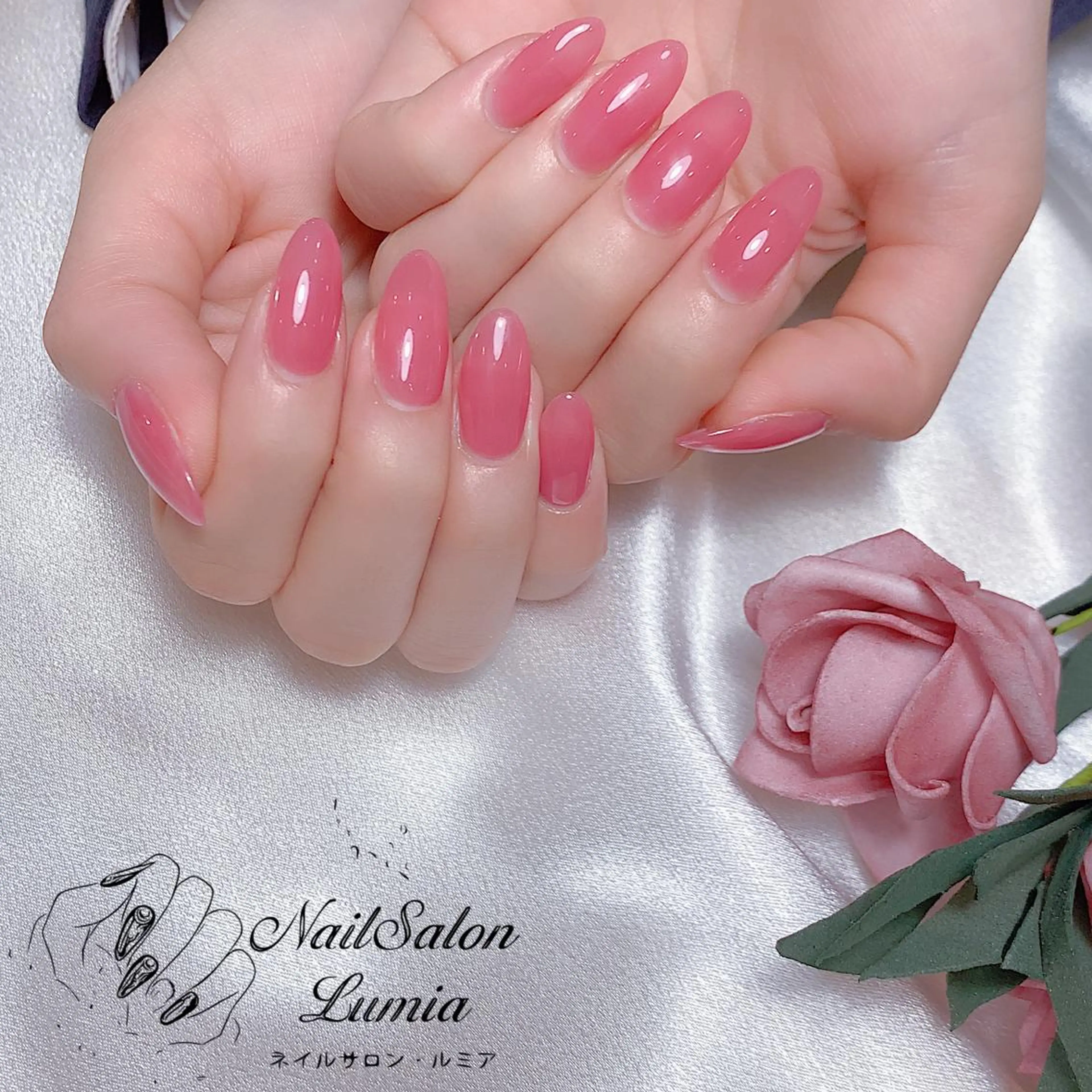 ネイル ワンカラーネイル ネイルチップ ハンドネイル ネイルサロン ルミア Lumia 店長のネイルデザイン