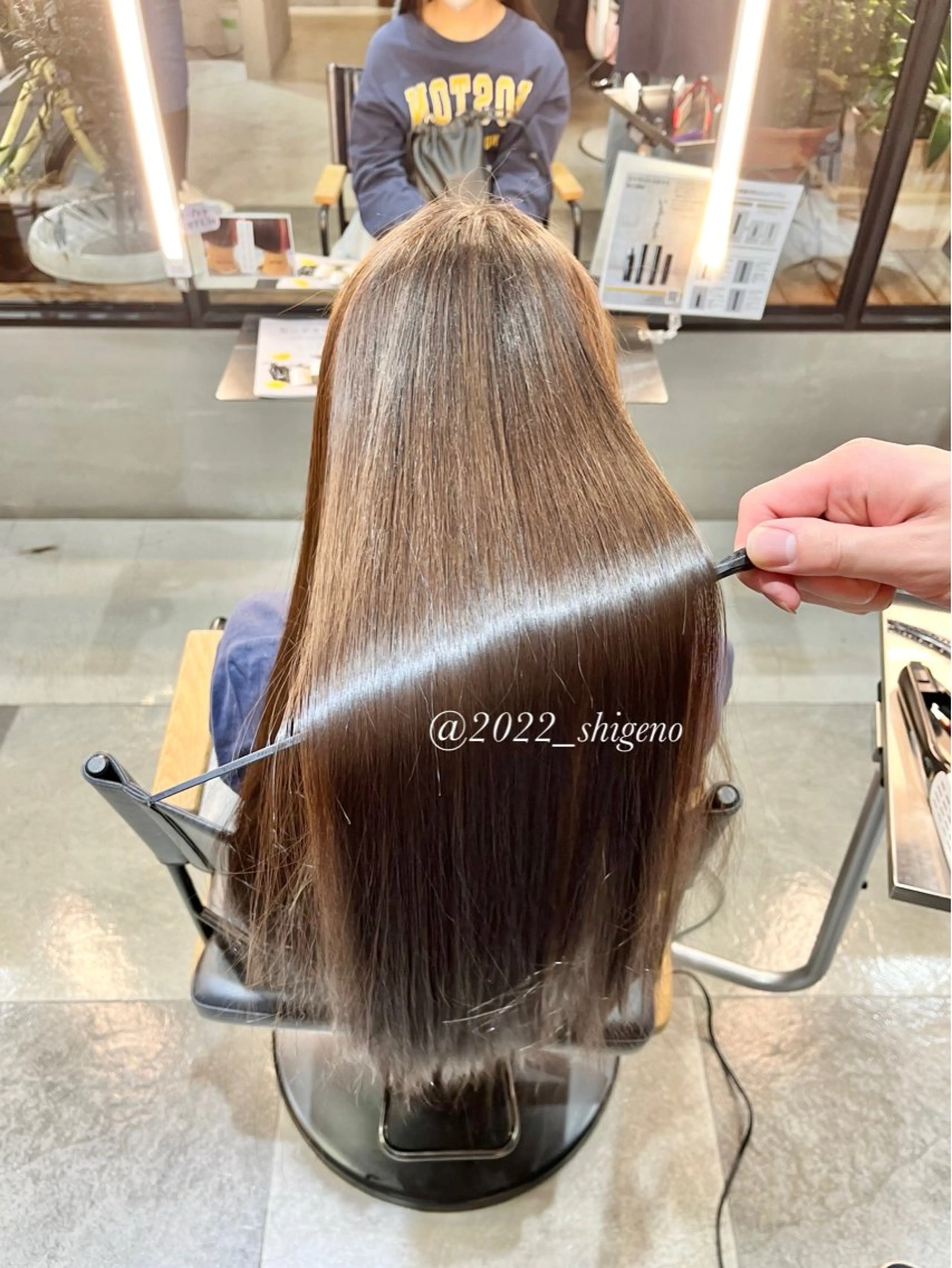 ロング カット トリートメント 髪質改善|縮毛矯正 ◎店長◎Keitaのヘアスタイル