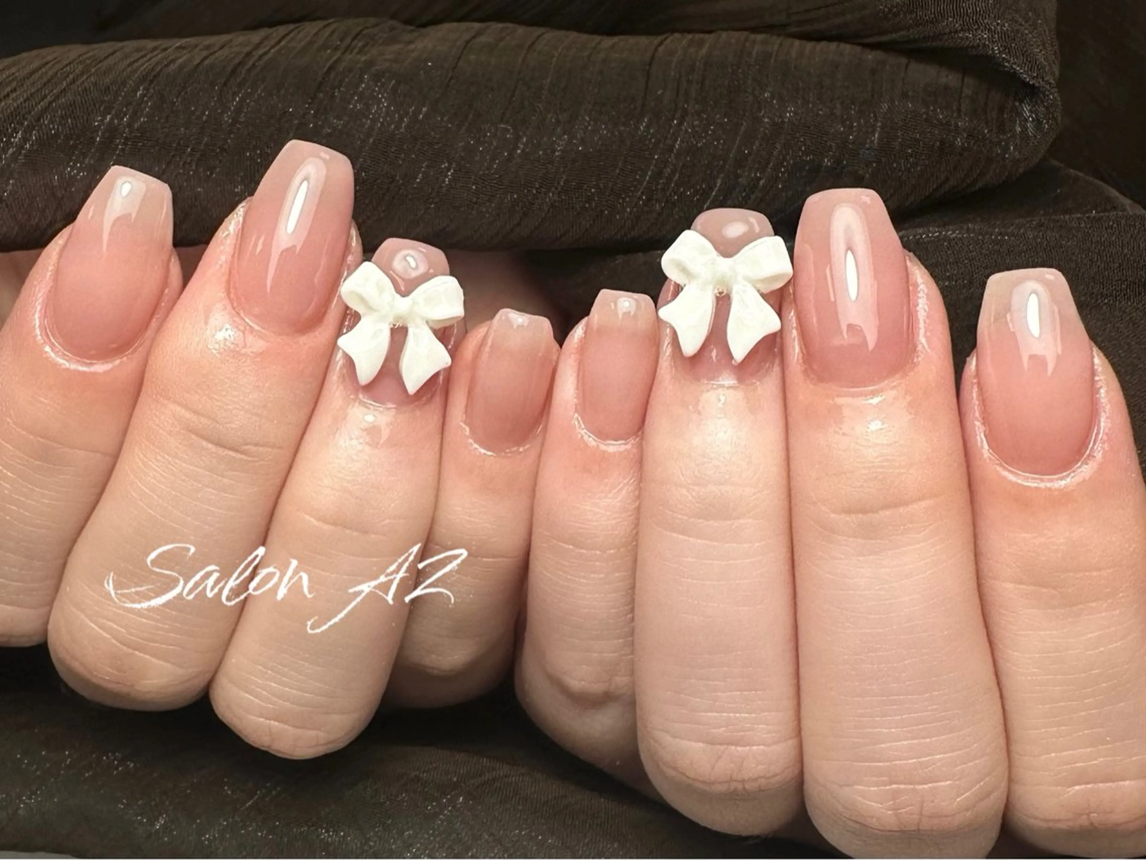 ネイル アートネイル フットネイル フレンチネイル マグネットネイル 持ち込み ハンドネイル salon AZ NANAのネイルデザイン