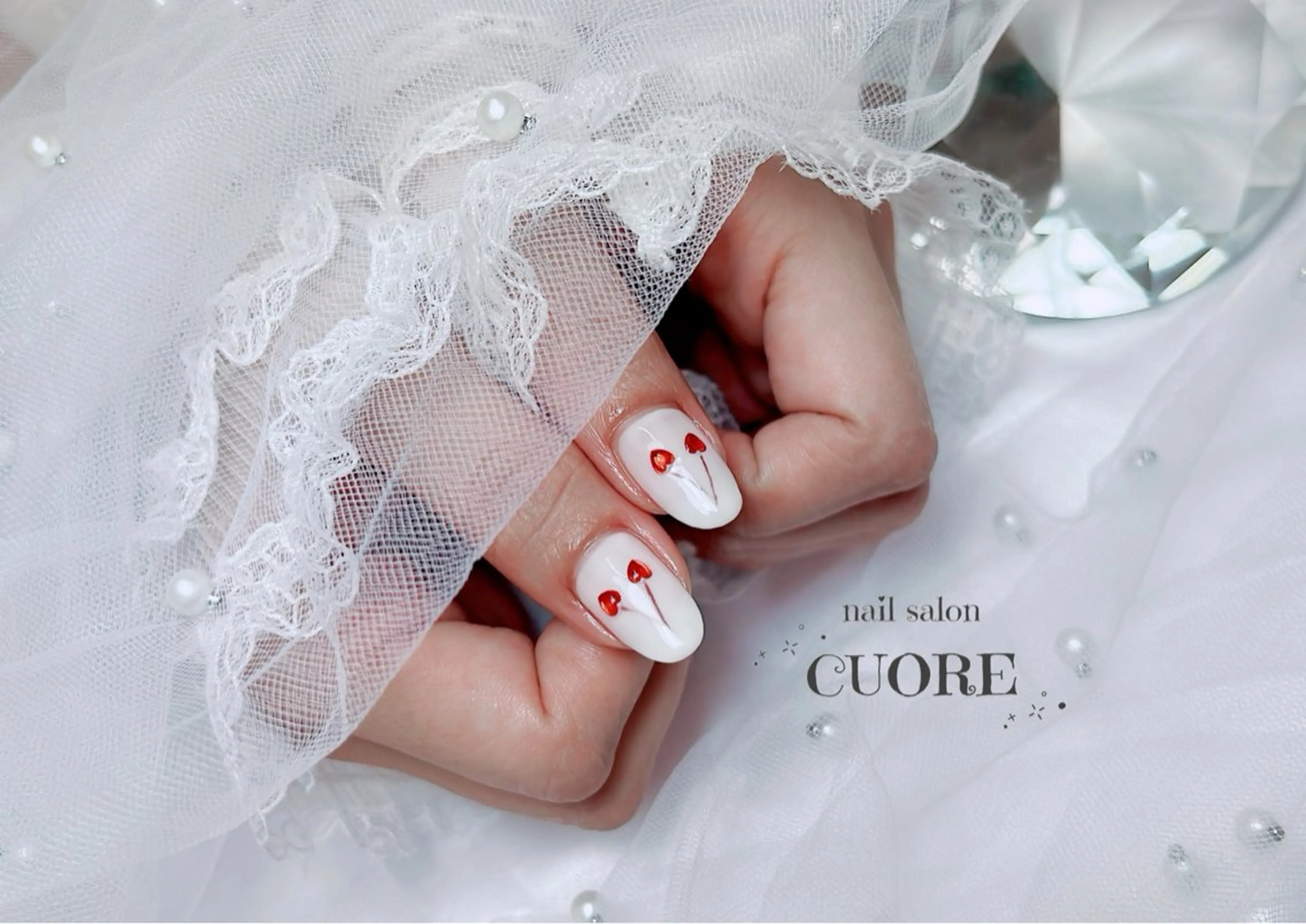 ネイル 夏ネイル ハンドネイル nail salon CUOREのネイルデザイン