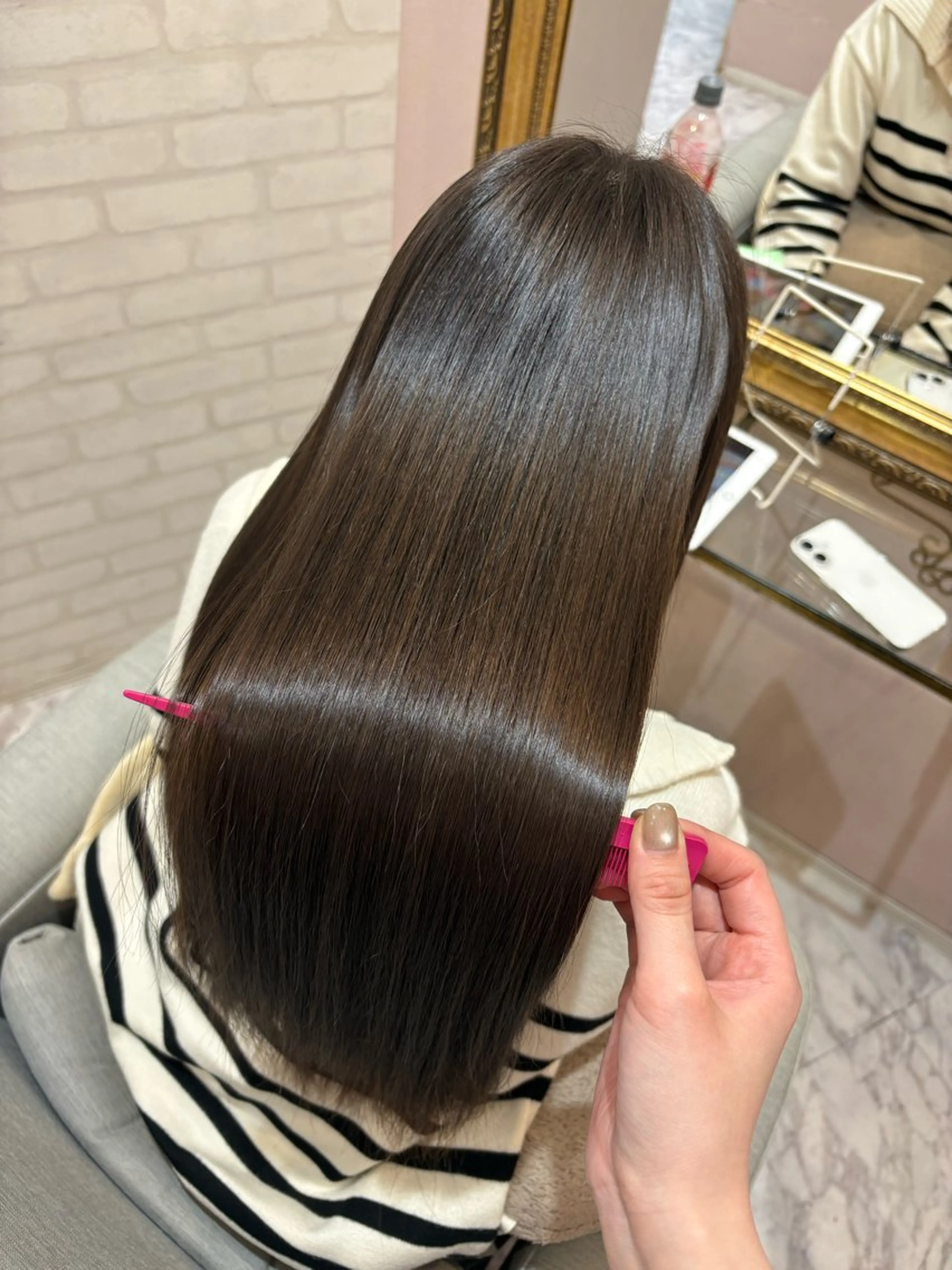 ロング 縮毛矯正 Natsuki /北千住/髪質改善のヘアスタイル