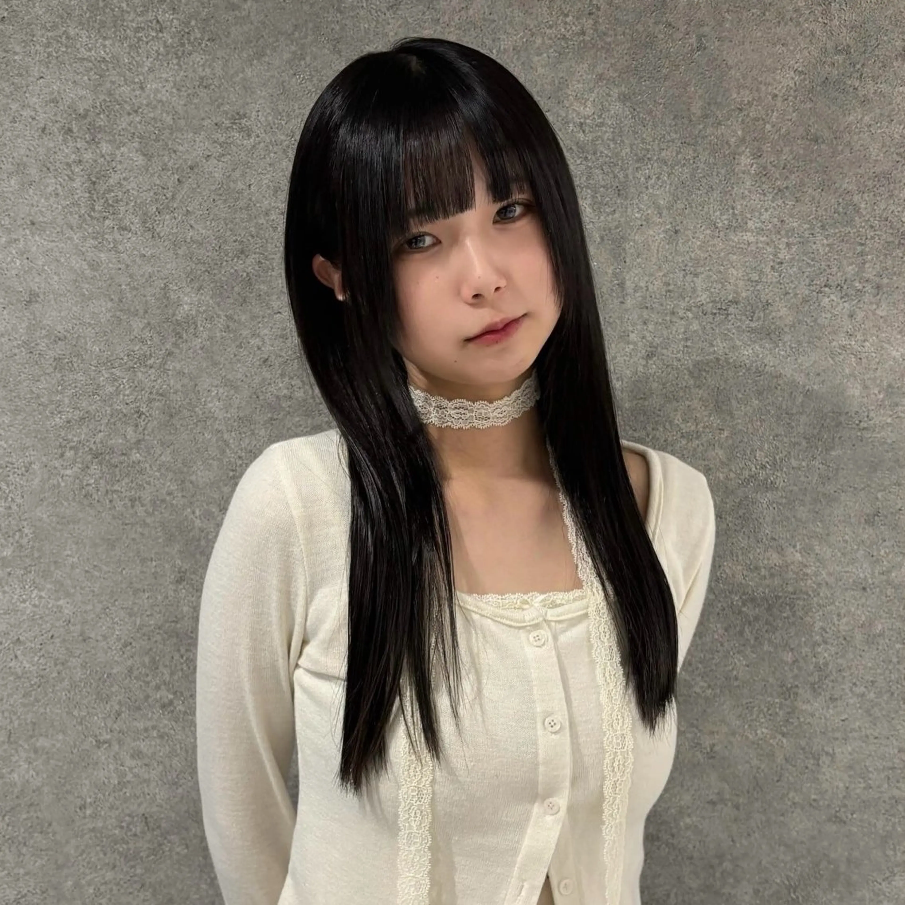 セミロング カット ヘアカラー ブリーチ無しダブル カラー / LINAのヘアスタイル