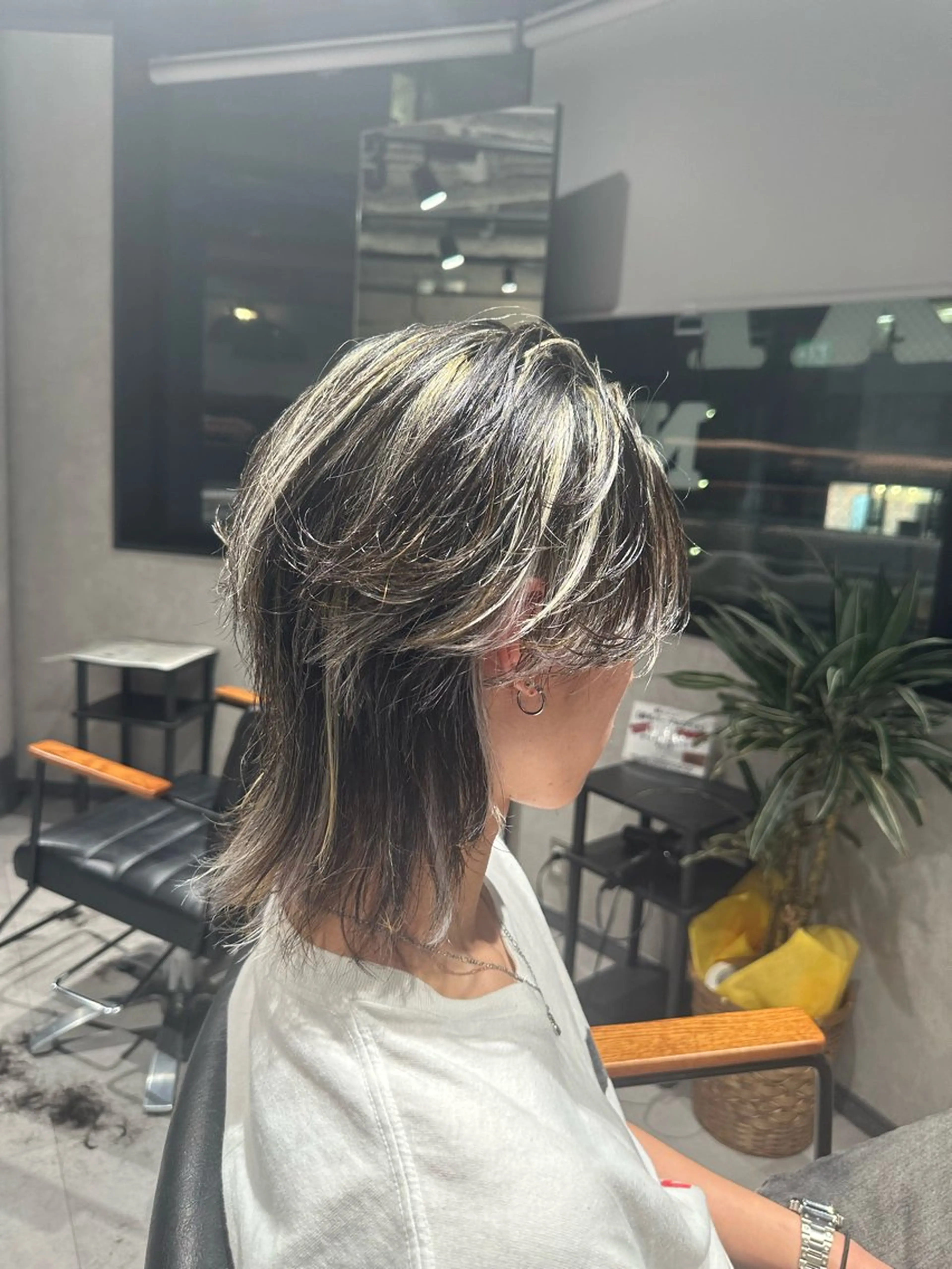 セミロング カラー ヘアアレンジ メンズ メンズヘア静岡 ✂︎Ryuheiのヘアスタイル