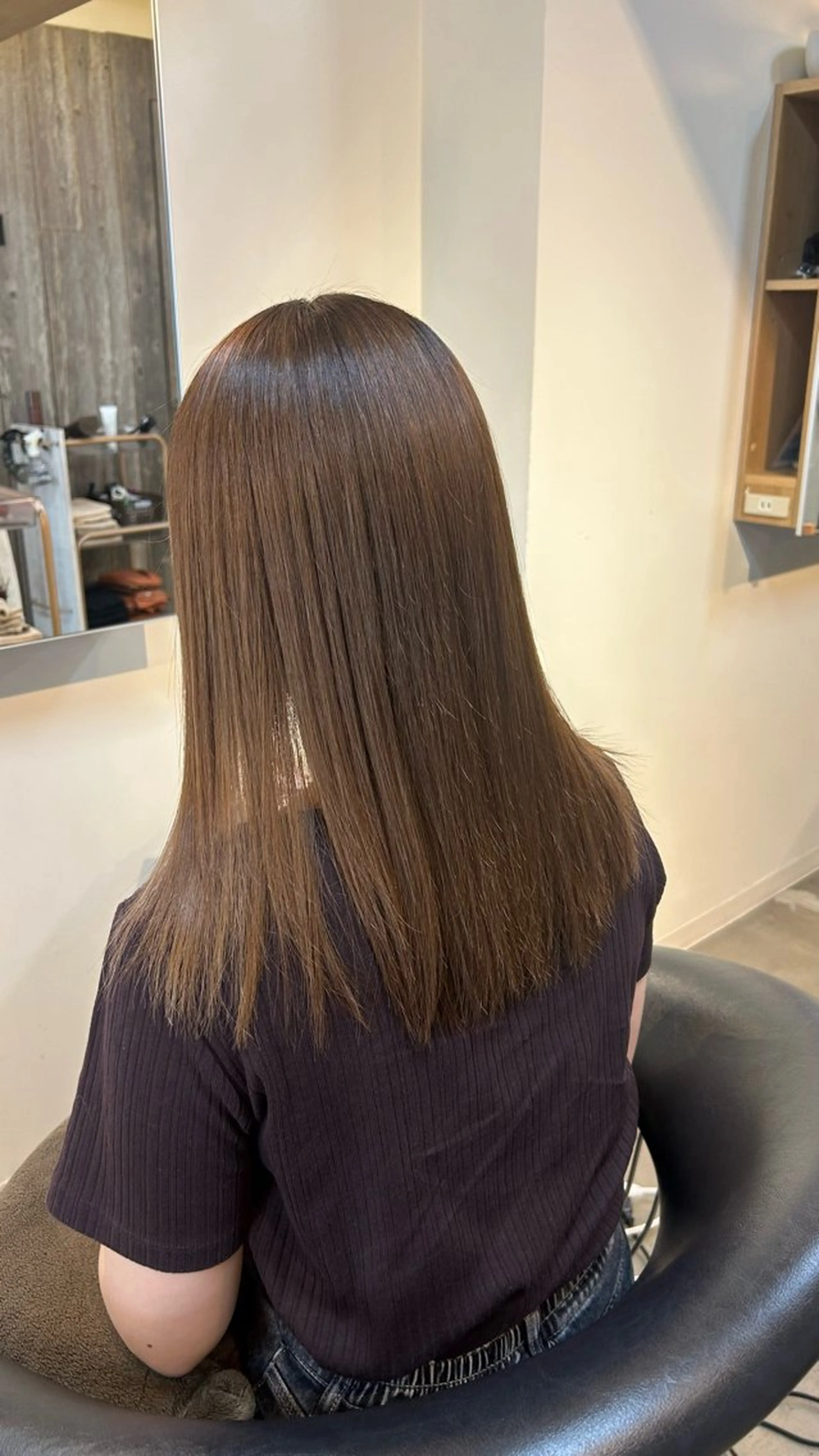 ミディアム 縮毛矯正 Dulce oro _RIOのヘアスタイル