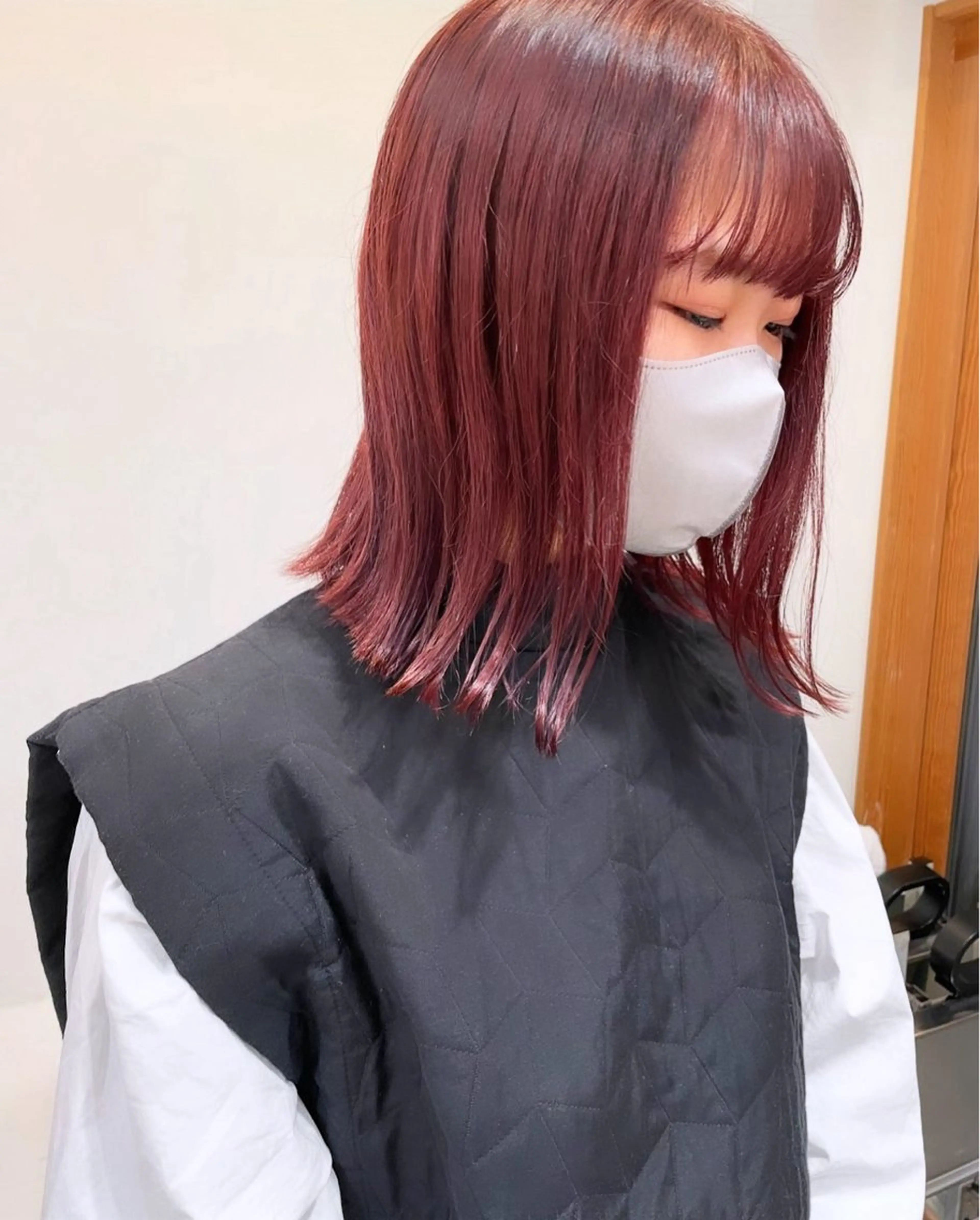 ミディアム カラー ピンクカラー バイオレットカラー カット ヘアカラー トリートメント 髪質改善ストレート✨ パーマヘア✨YUKIのヘアスタイル
