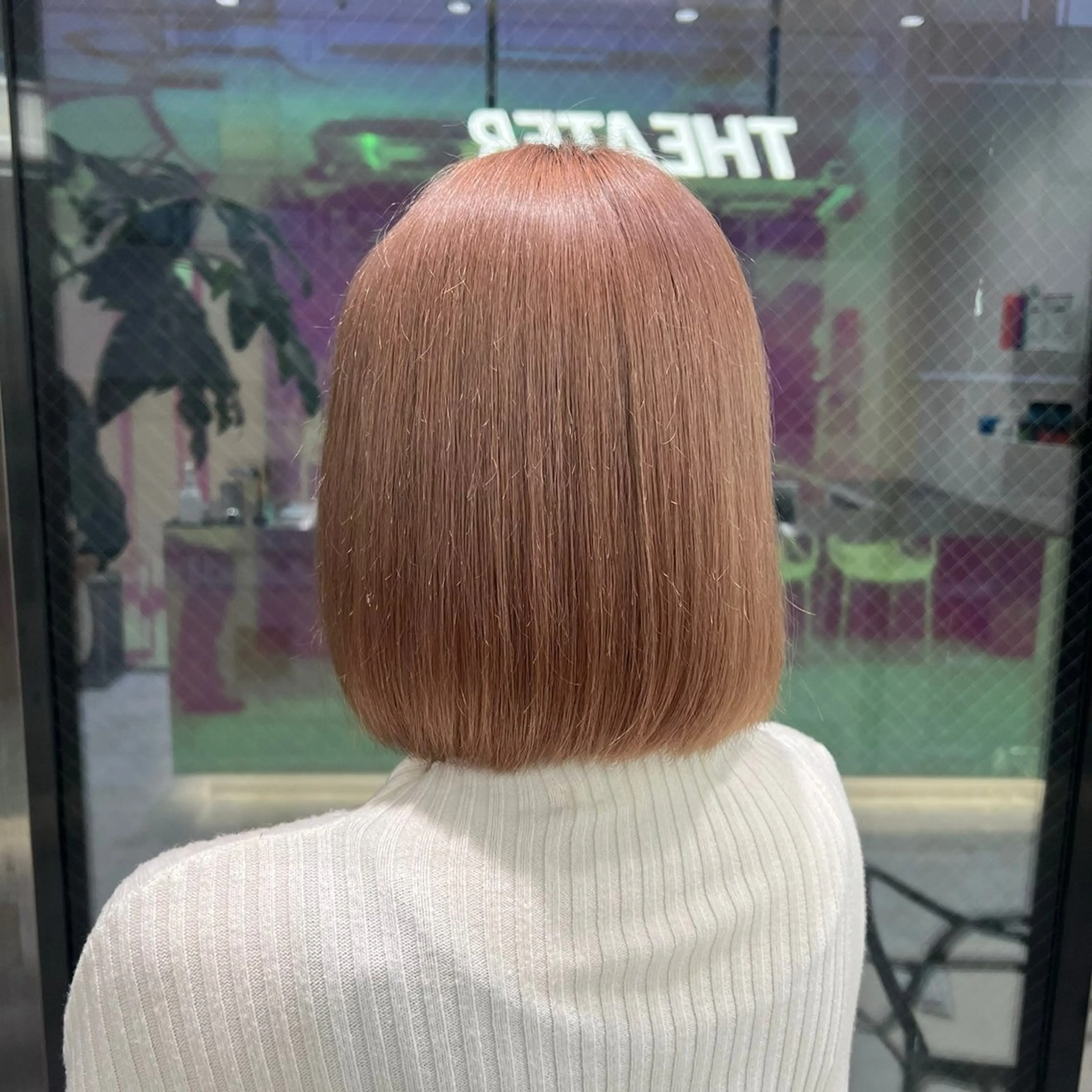ミディアム カラー カット ヘアカラー トリートメント 🤍透明感カラー🤍 似合わせ🤍AINEのヘアスタイル