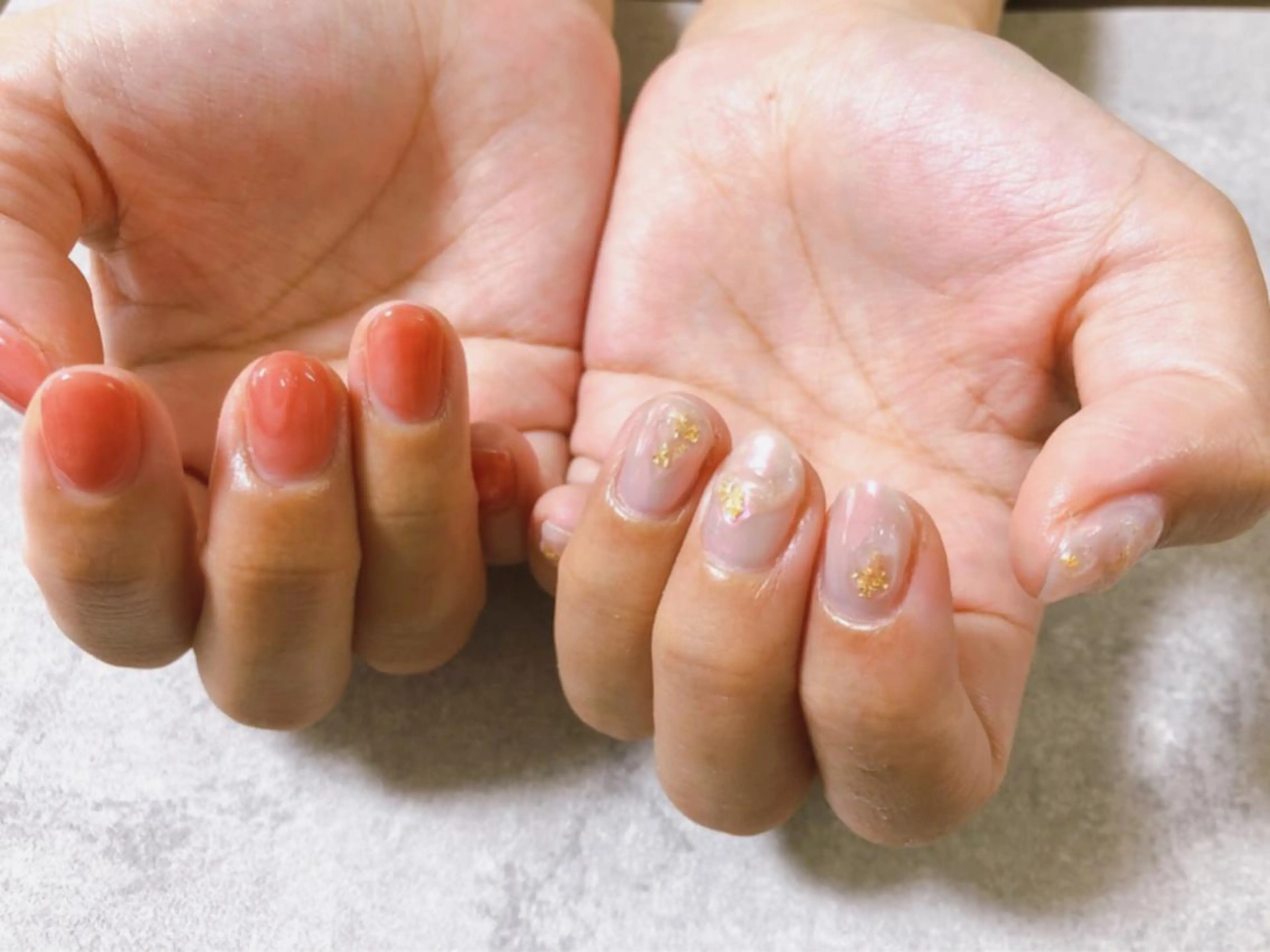 ネイル オーロラネイル ワンカラーネイル kiki nail &brow二子玉川の眉毛・アイブロウイメージ