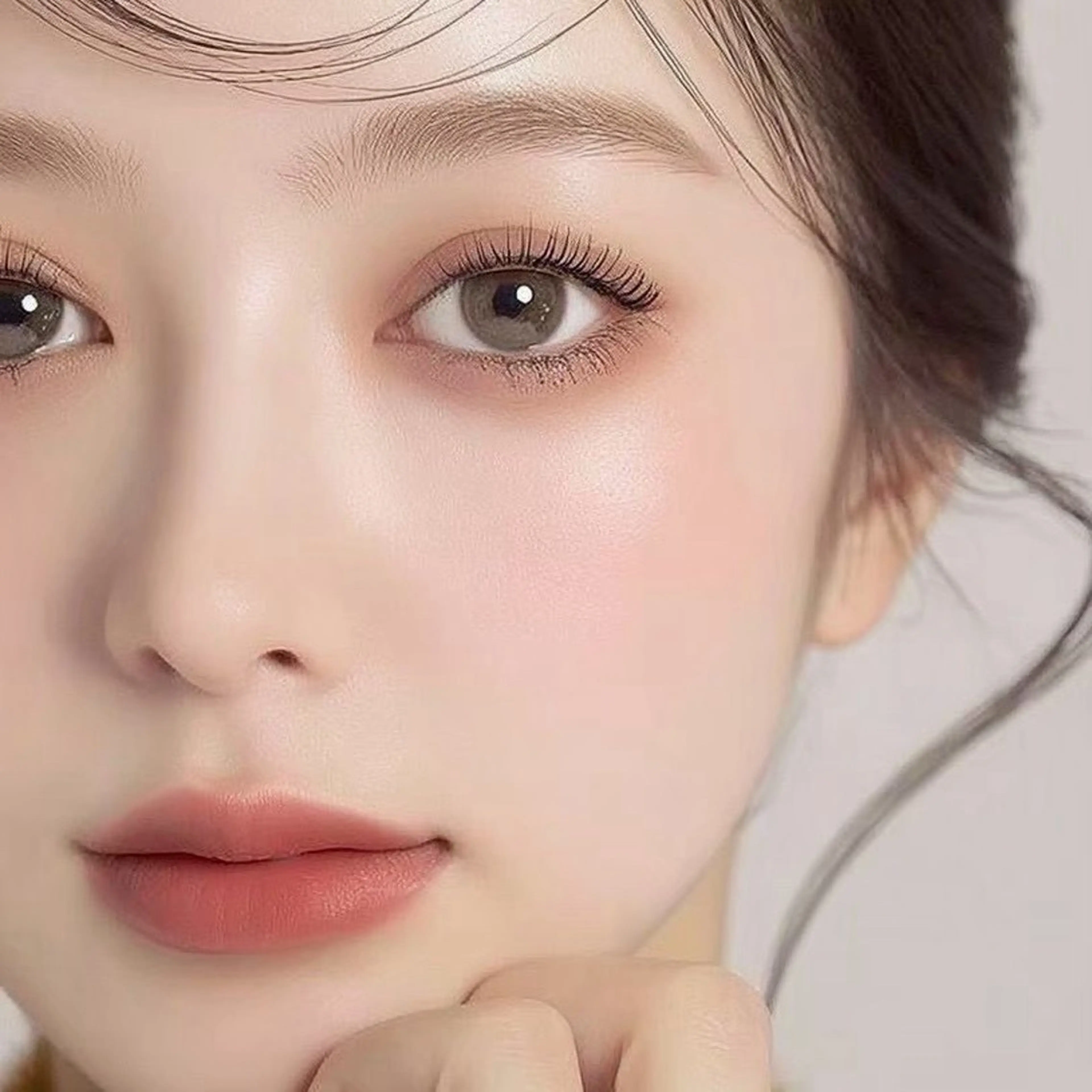 マツエク・マツパ 束感まつ毛 韓国風マツエク ナチュラル まつげパーマ 一重×まつ毛パーマ なつみ🐈‍⬛🎀 束感まつ毛/梅田🎵のマツエク・マツパデザイン