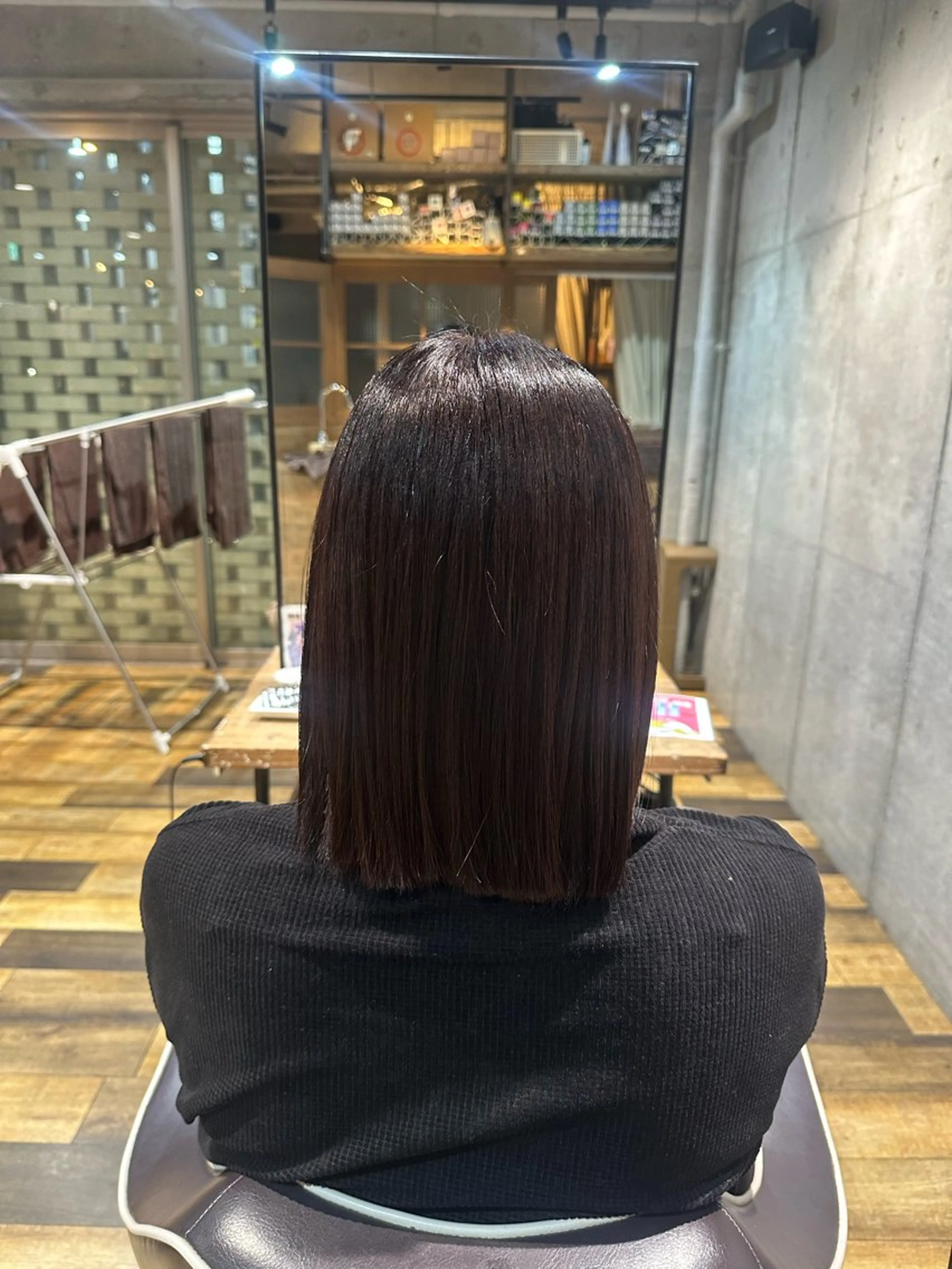 セミロング ヘアカラー flannel 優介のヘアスタイル