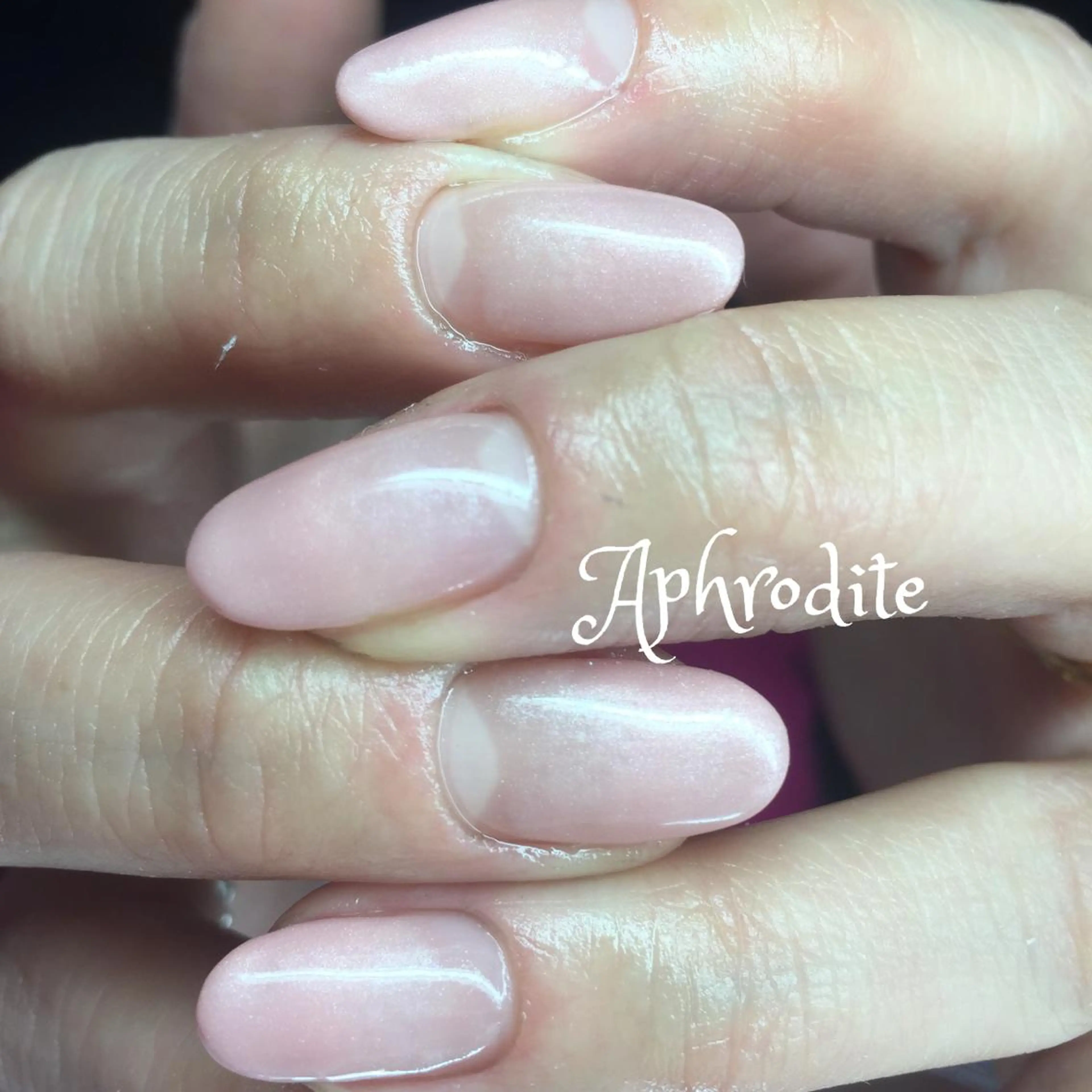 ネイル シンプルネイル Aphrodite パラジェル認定サロンのネイルデザイン