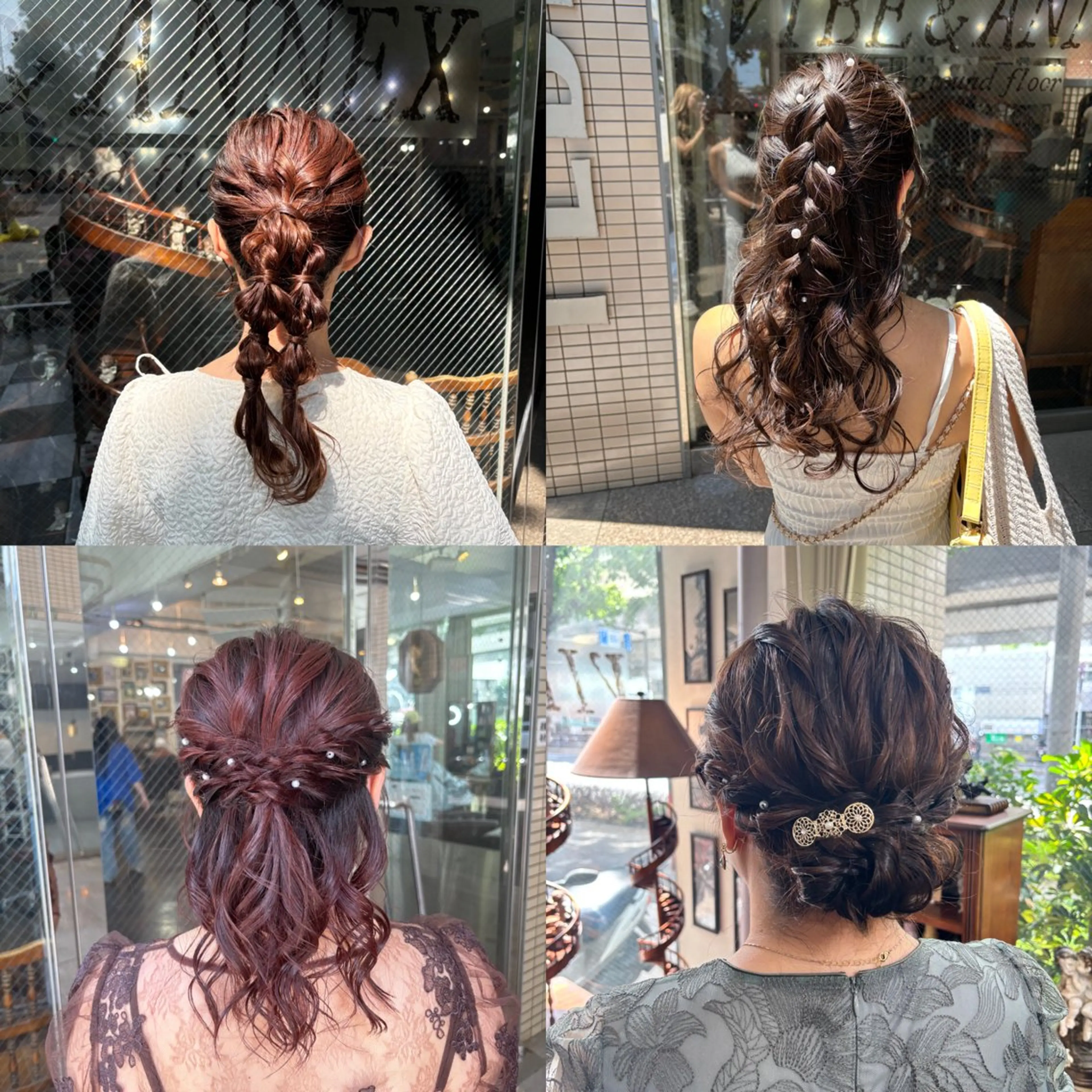 ヘアアレンジ 💎ハイトーン/艶 カラー モエカ💎のヘアスタイル