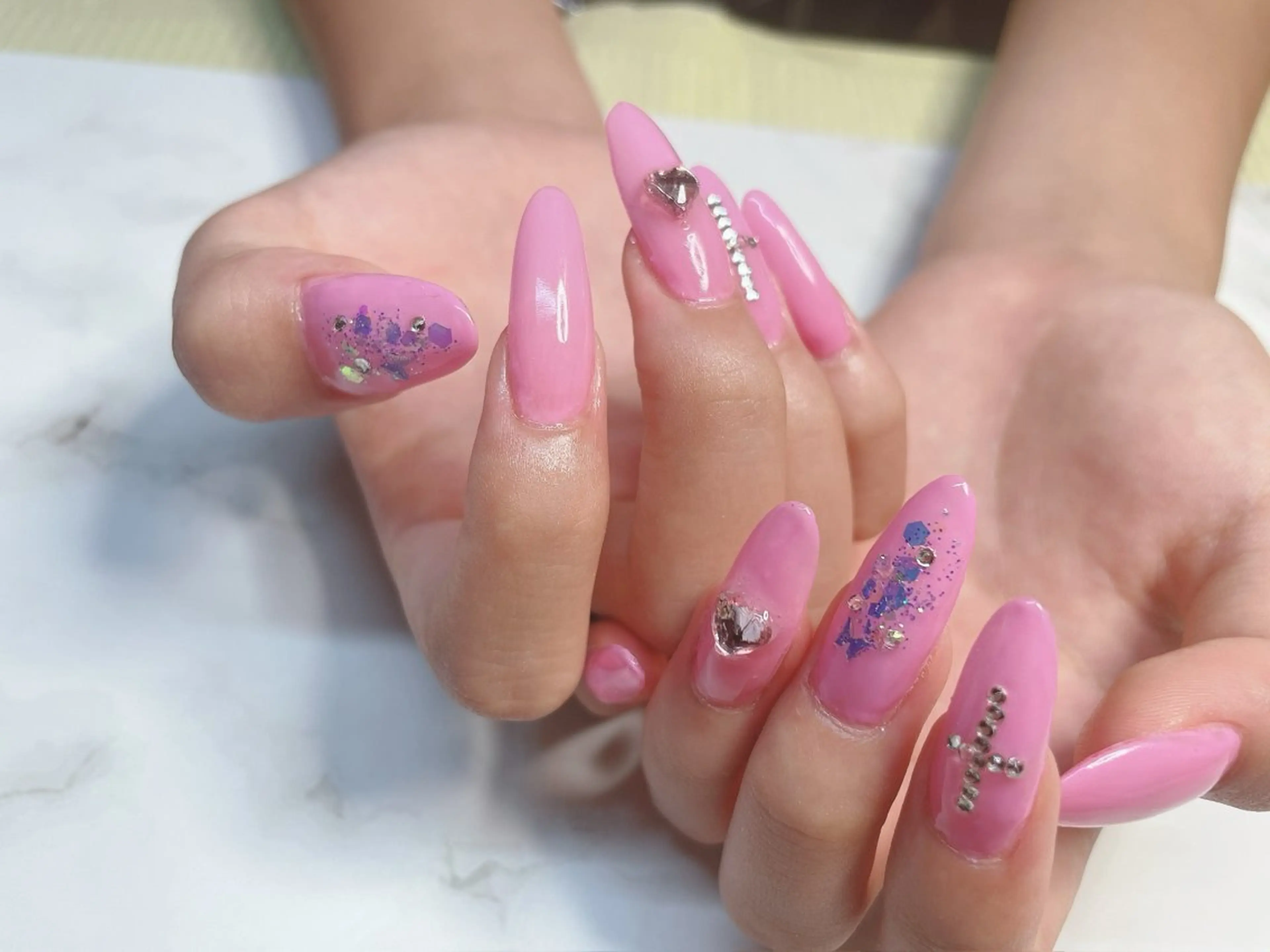 チップ長さ出しワンカラー10本の写真