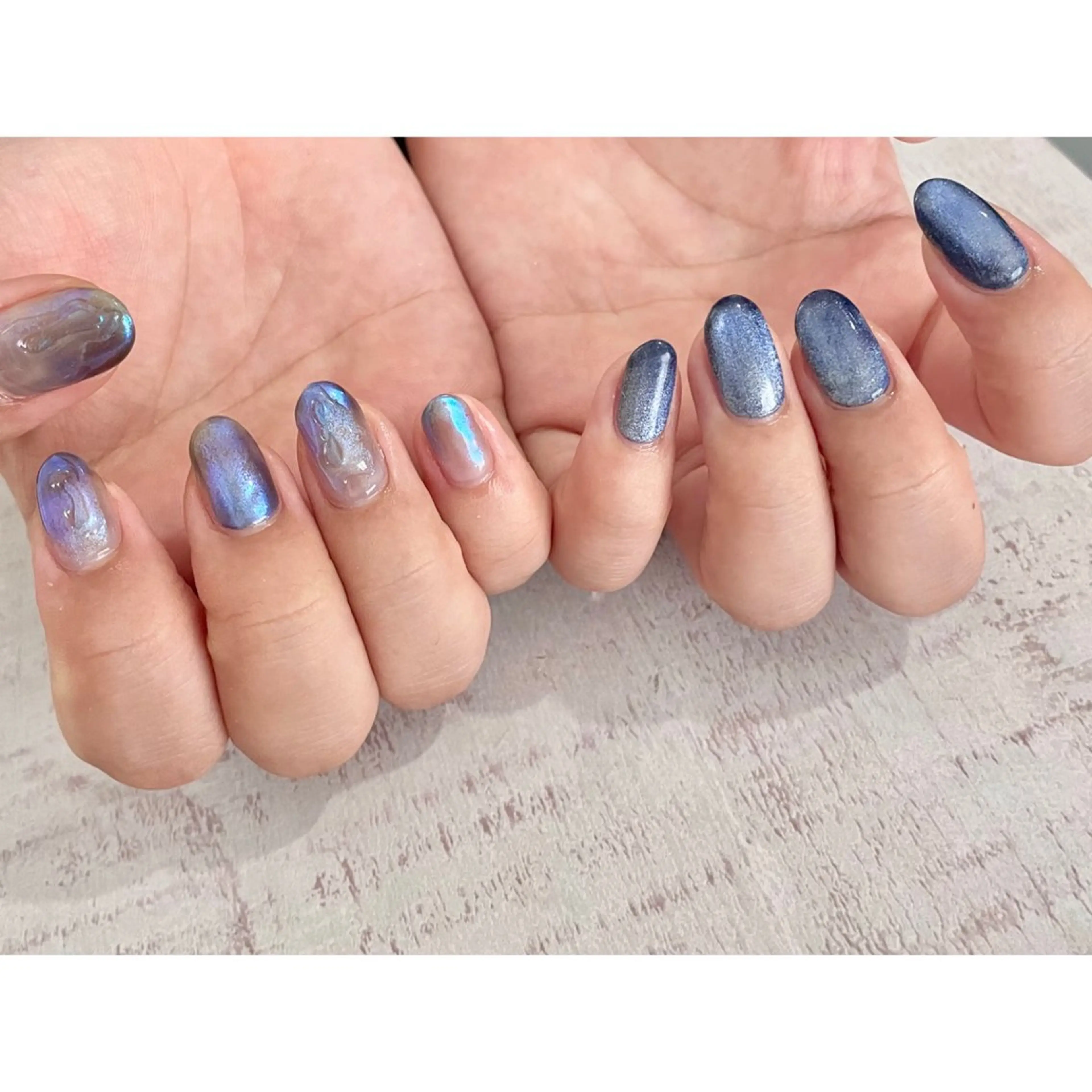 ネイル ハンドネイル 𖡼 yumenoのネイルデザイン