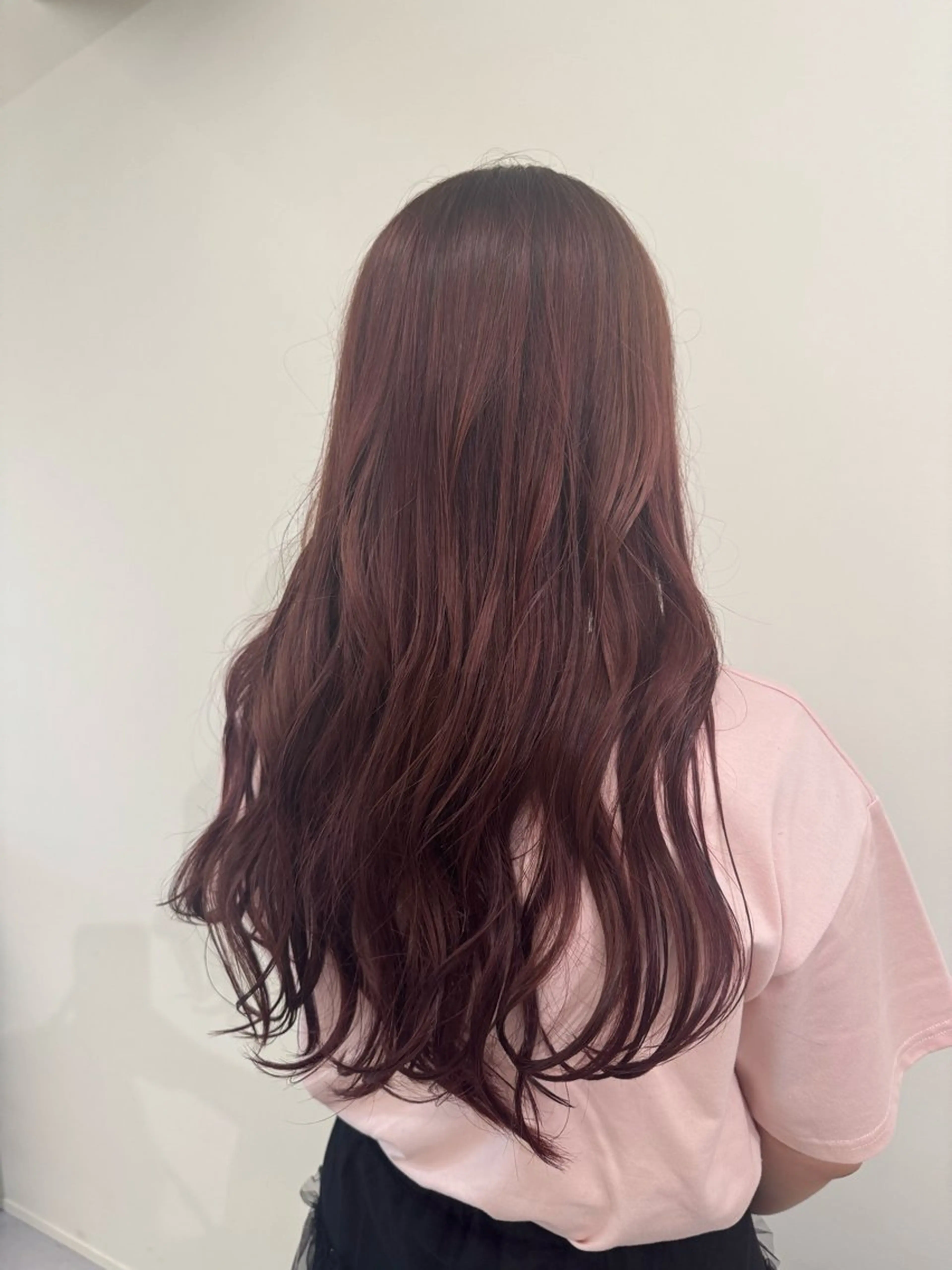 ロング カラー ゆ う あのヘアスタイル