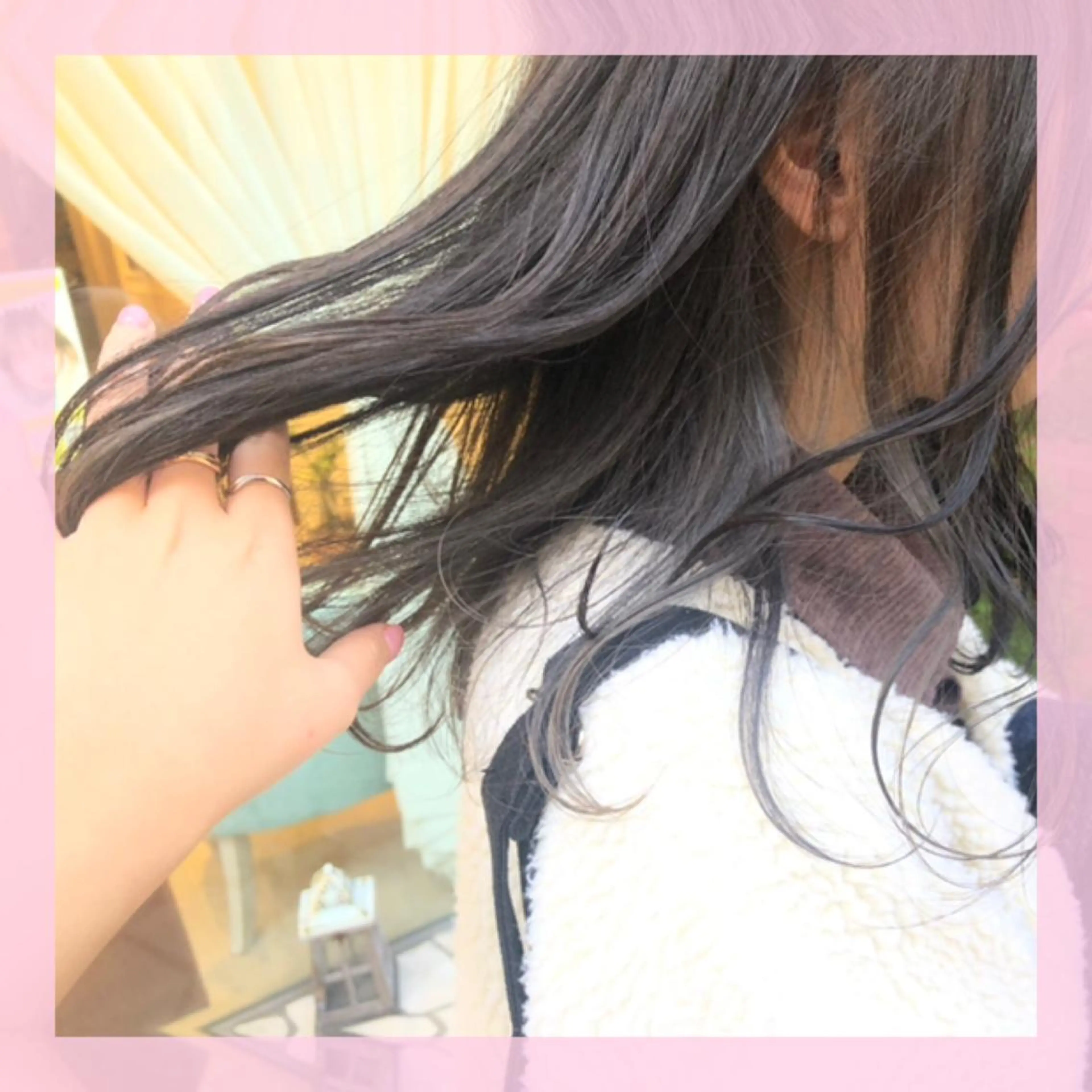 セミロング カラー アッシュ カット ヘアカラー トリートメント 🍒前川 🍒のヘアスタイル