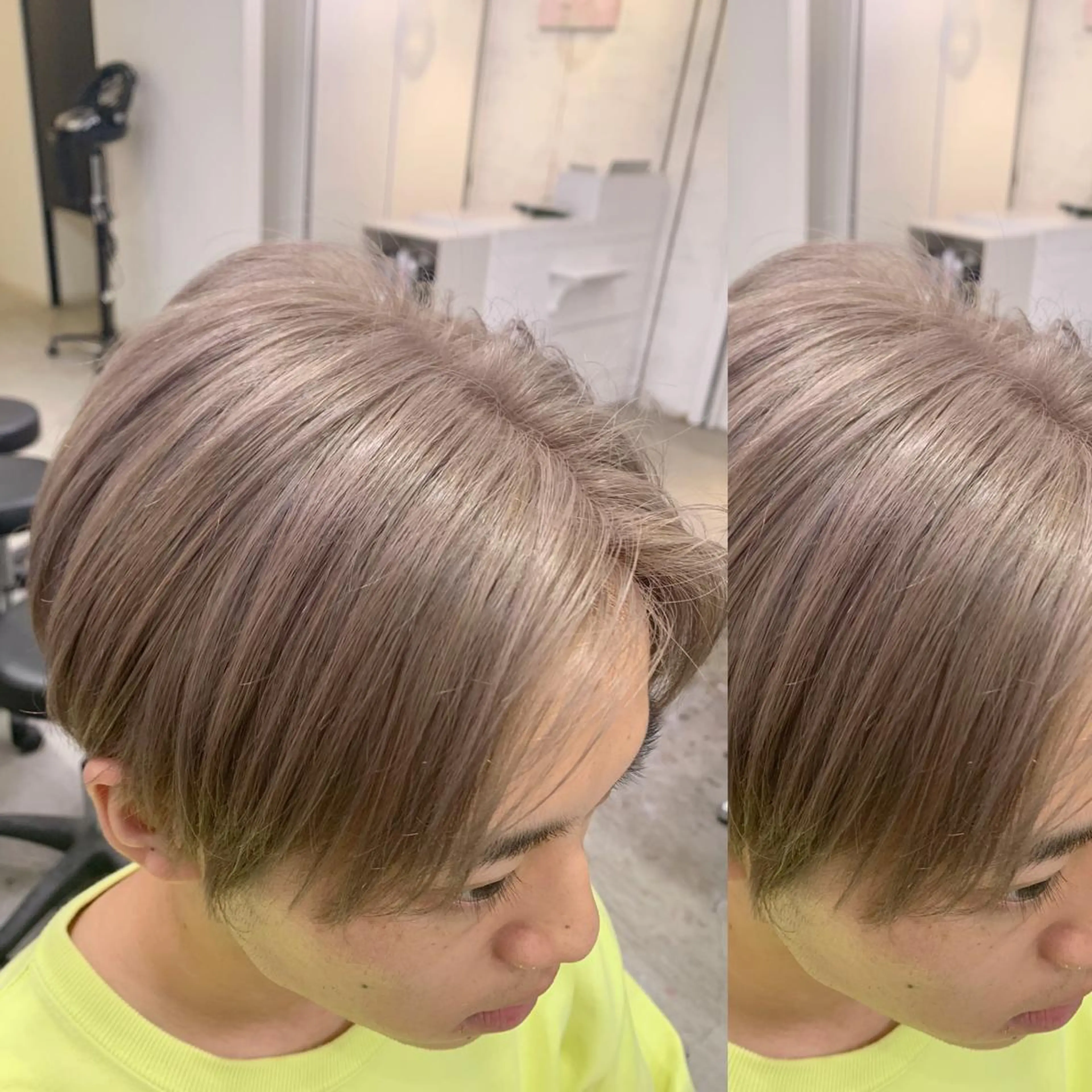 ショート カラー ヘアアレンジ ヘアカラー トリートメント 縮毛矯正 髪質改善寺坂雄飛💐のヘアスタイル