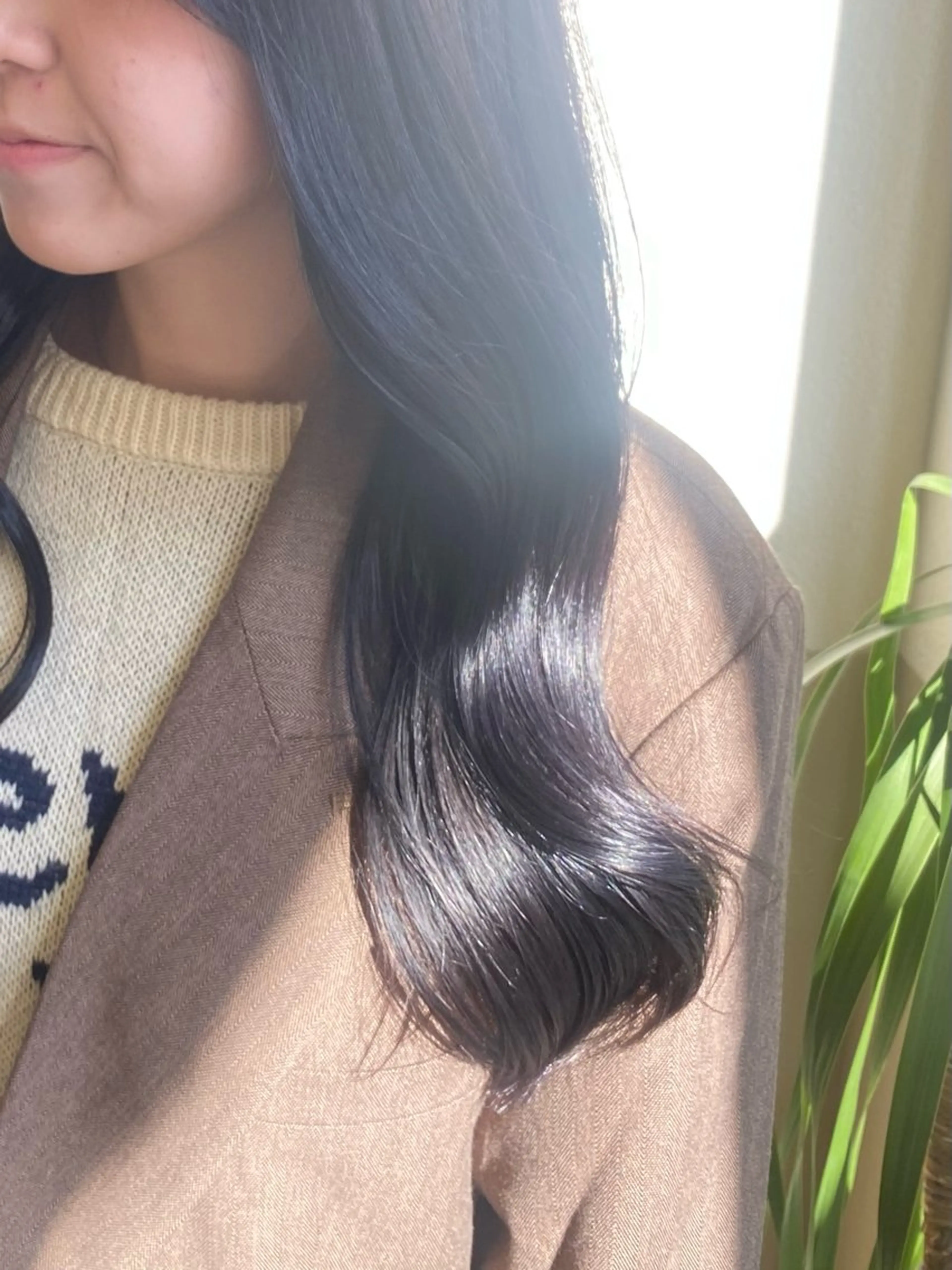 ロング カット ヘアカラー トリートメント 透明感カラー/ 小顔カット/ミヅキのヘアスタイル