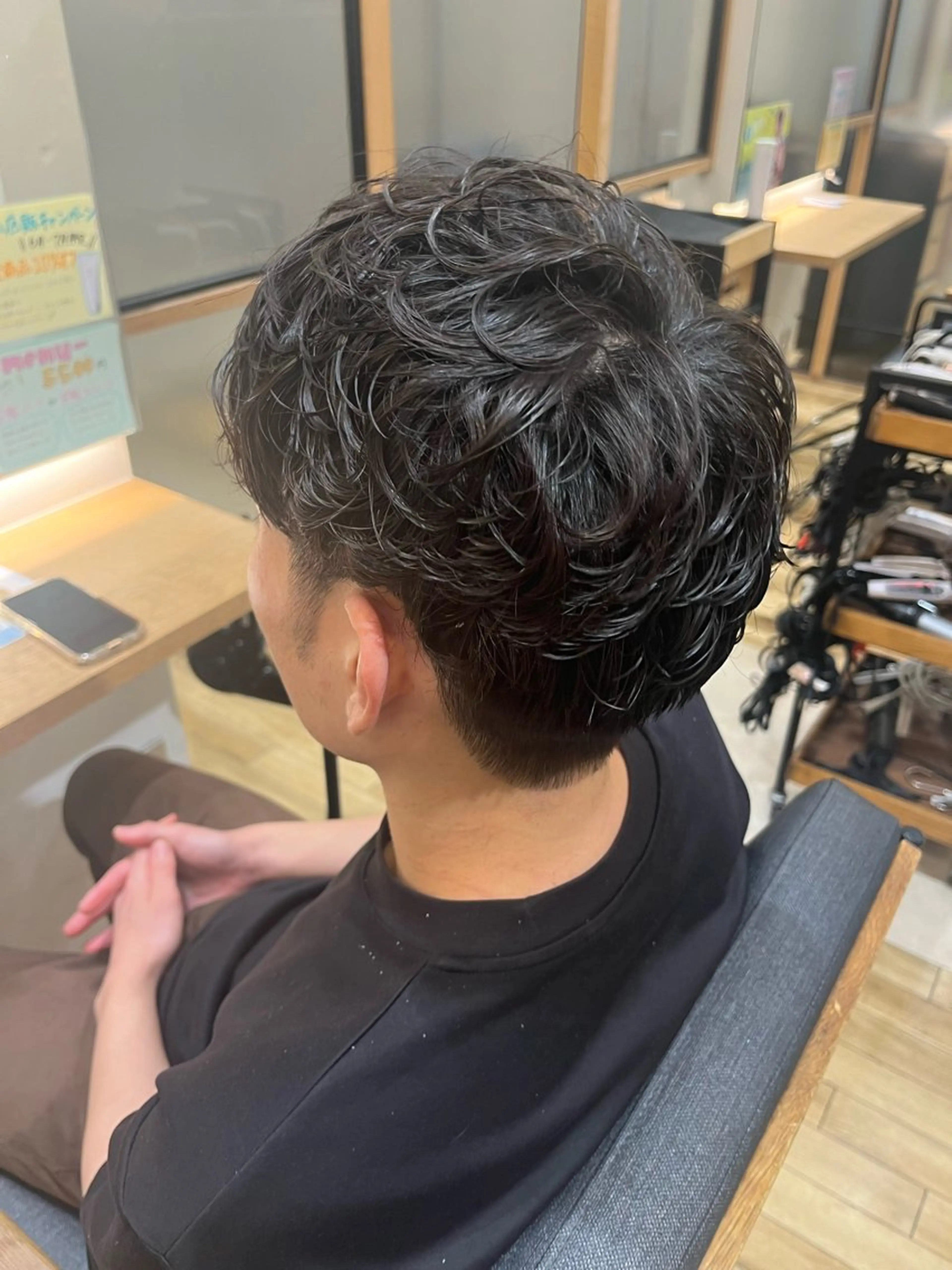 パーマ メンズ メンズパーマ 🟦メンズ特化🟦 たかしま　あさひのヘアスタイル