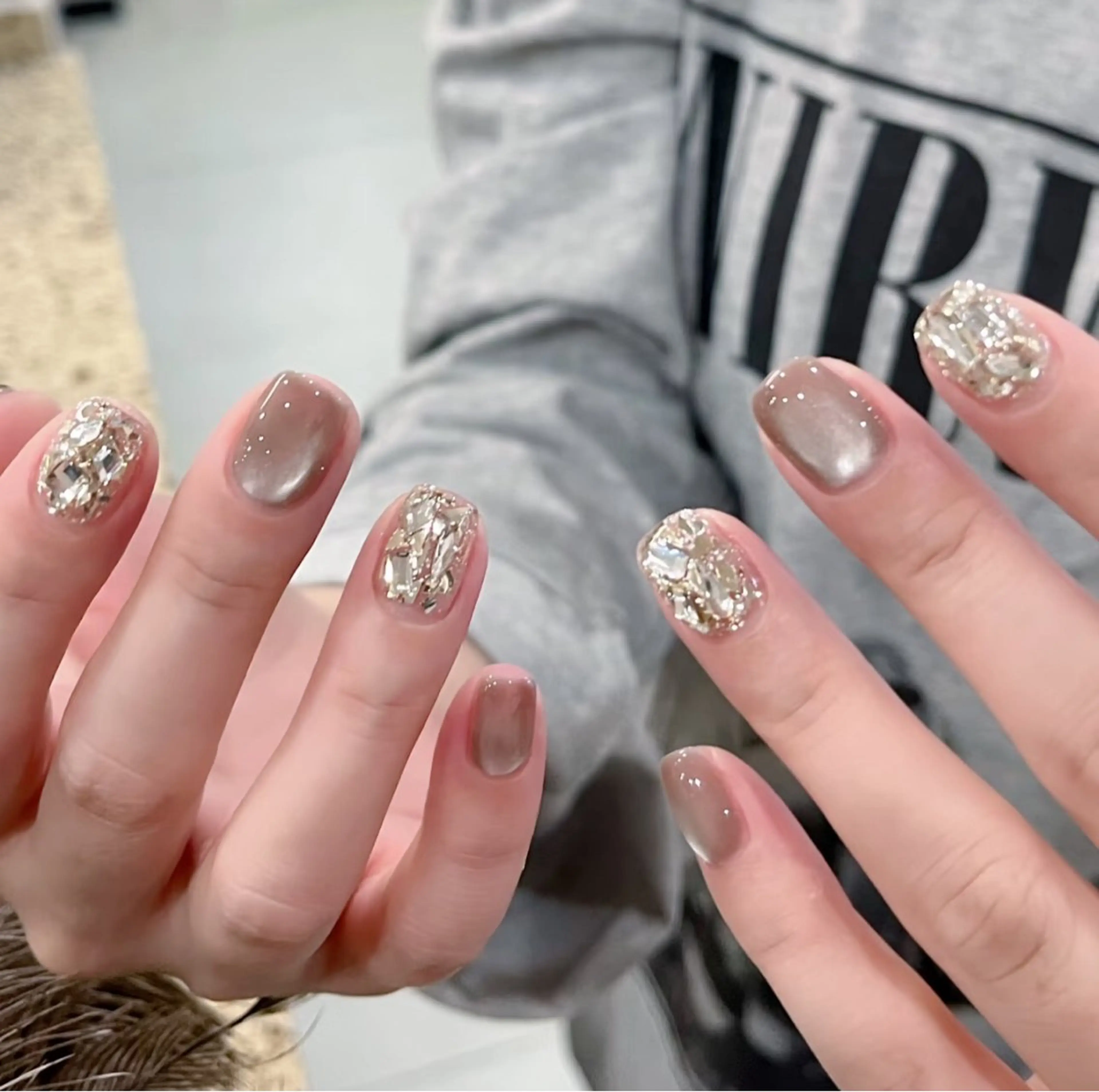 ネイル チークネイル 長さ出し フラッシュネイル フットネイル フレンチネイル Niko nailサロンのネイルデザイン