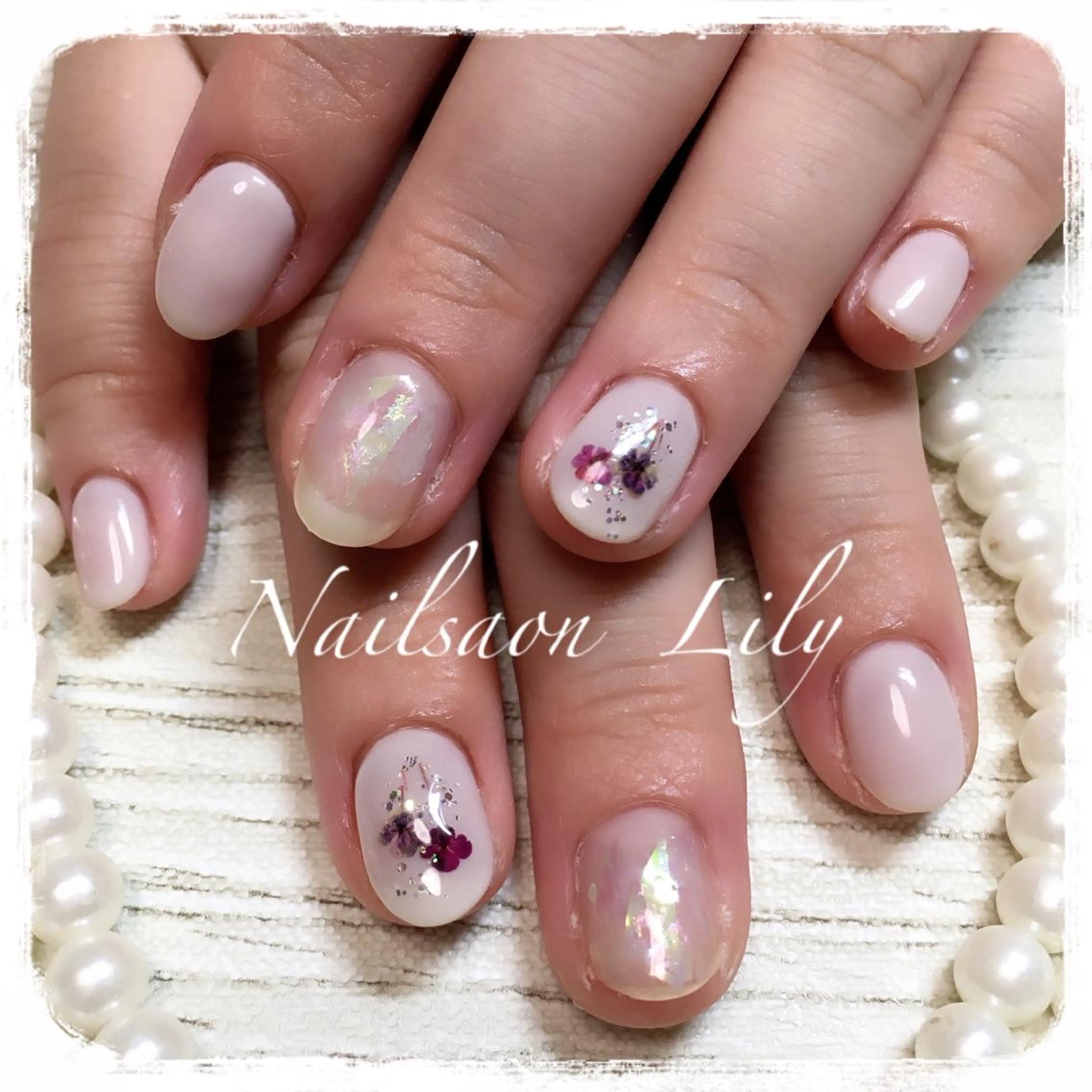 ネイル ハンドネイル Lily*nail 🌻Mii🌻のネイルデザイン
