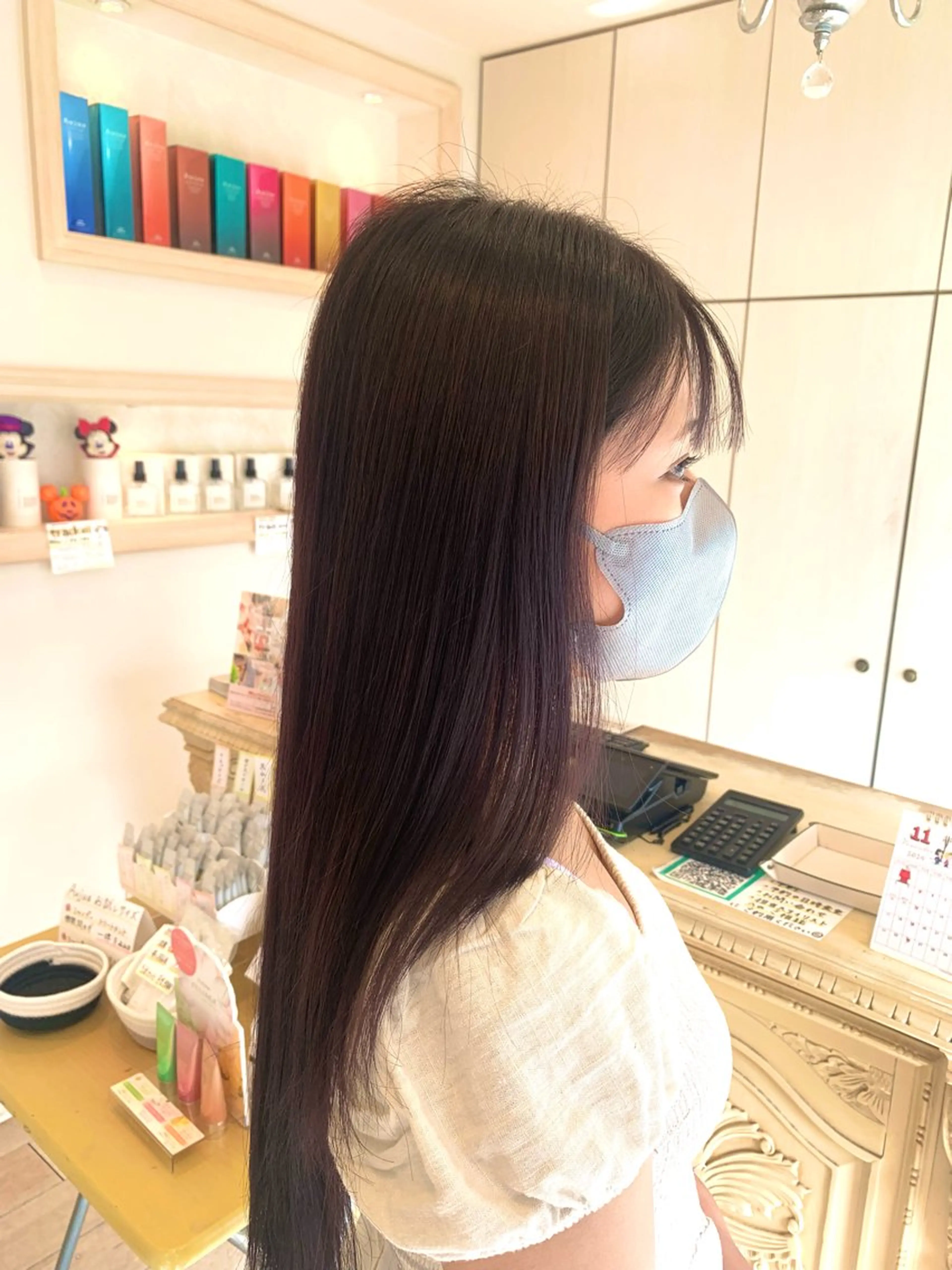 ロング カラー 透明感カラー ラベンダーカラー rio/ボブ /ブリーチカラー🫧のヘアスタイル