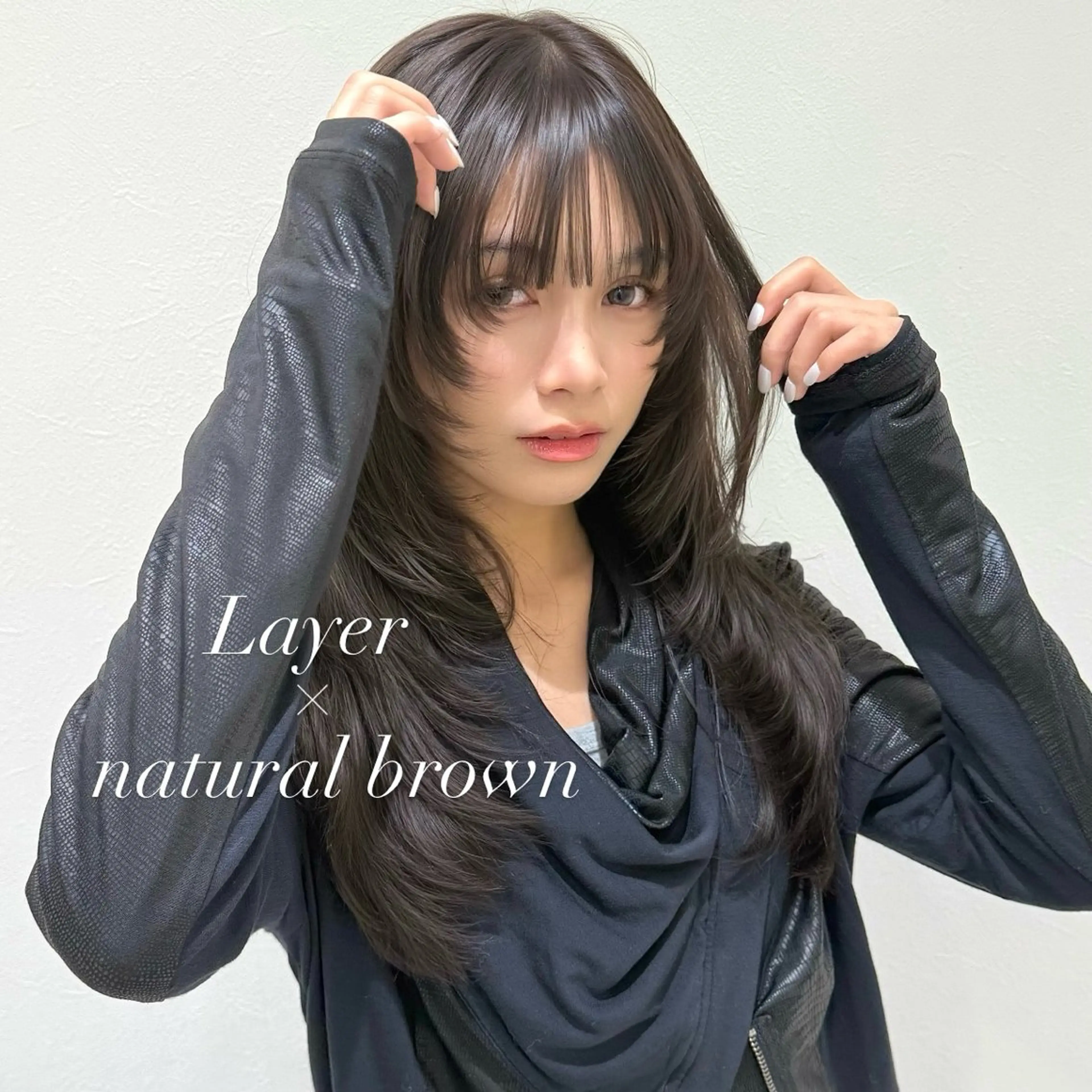 セミロング 韓国𝐻𝑎𝑖𝑟 🇰🇷🖤ハラのヘアスタイル