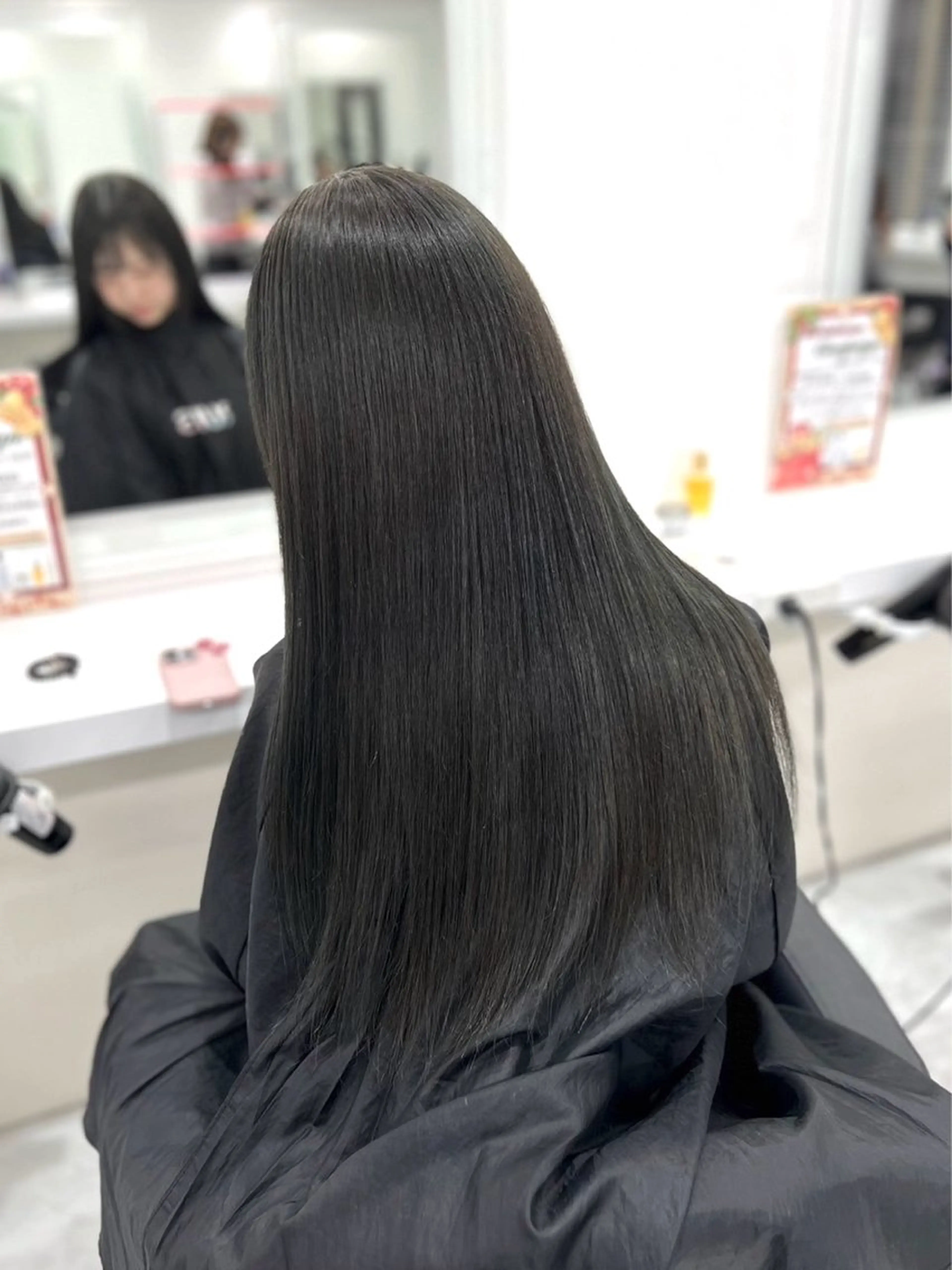 【🌿お出かけ前のメンテナンス🌿】顔まわりカット➕ワンカラー➕オリジナルトリートメント➕炭酸Spa🧴🫧の写真